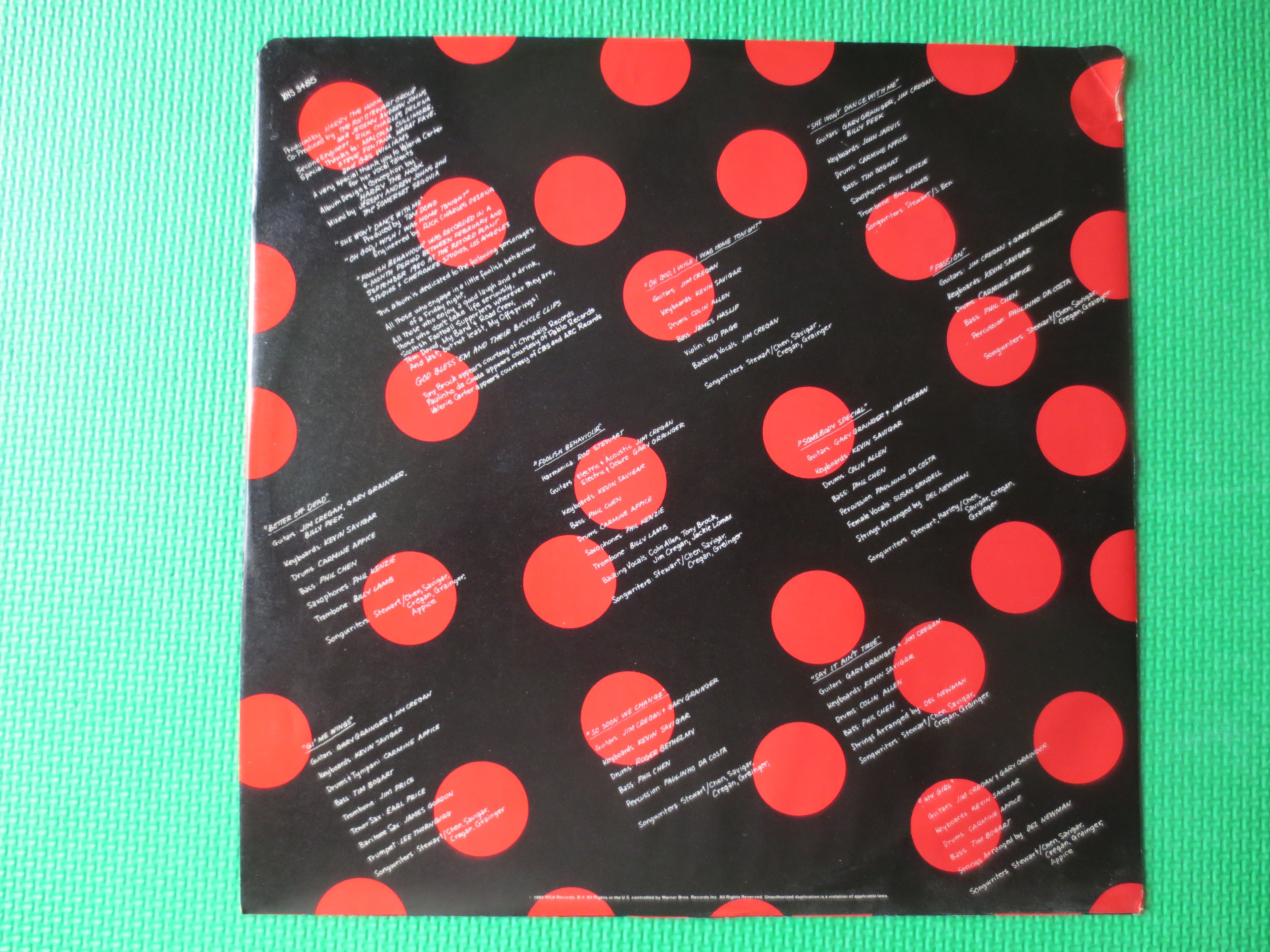 Rod Stewart – Foolish Behaviour (1980) Vinyl LP