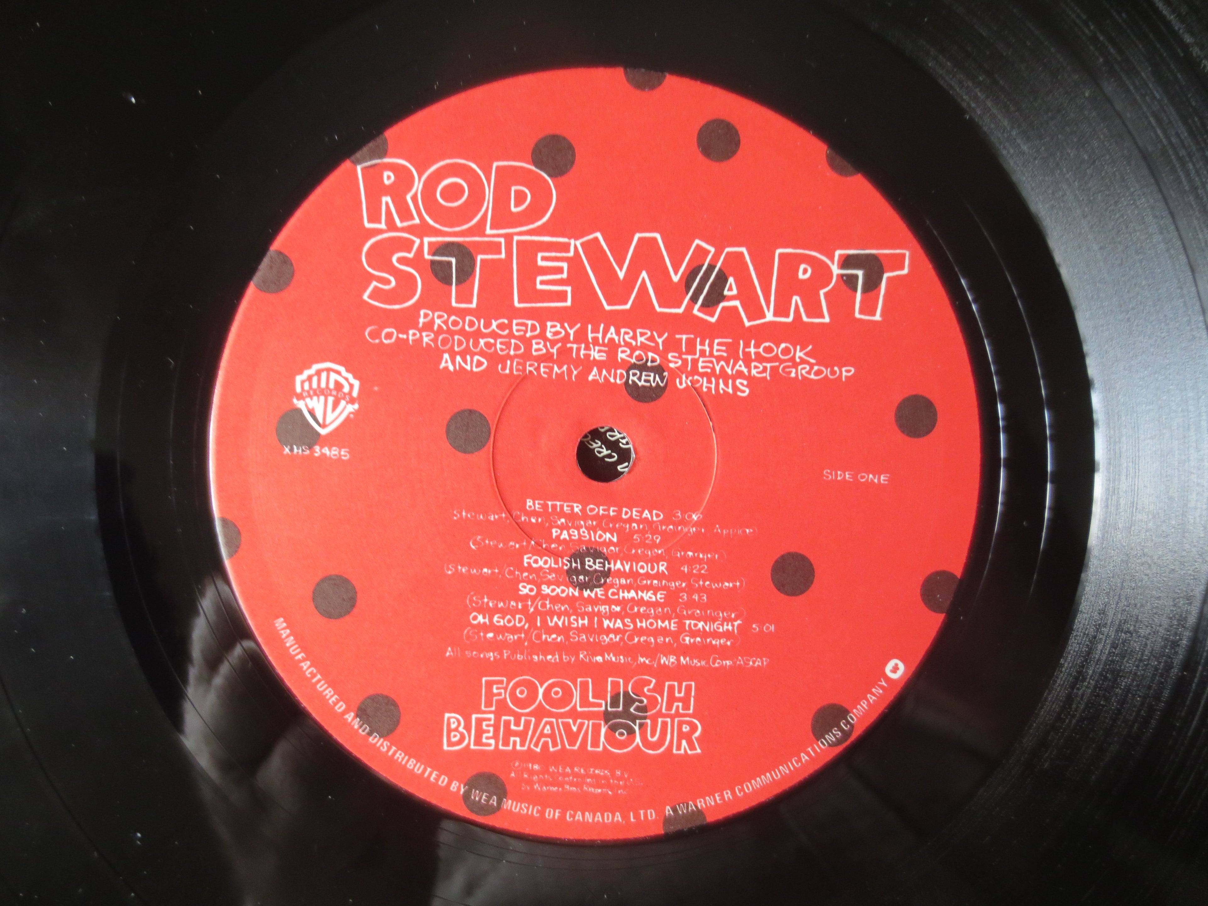 Rod Stewart – Foolish Behaviour (1980) Vinyl LP