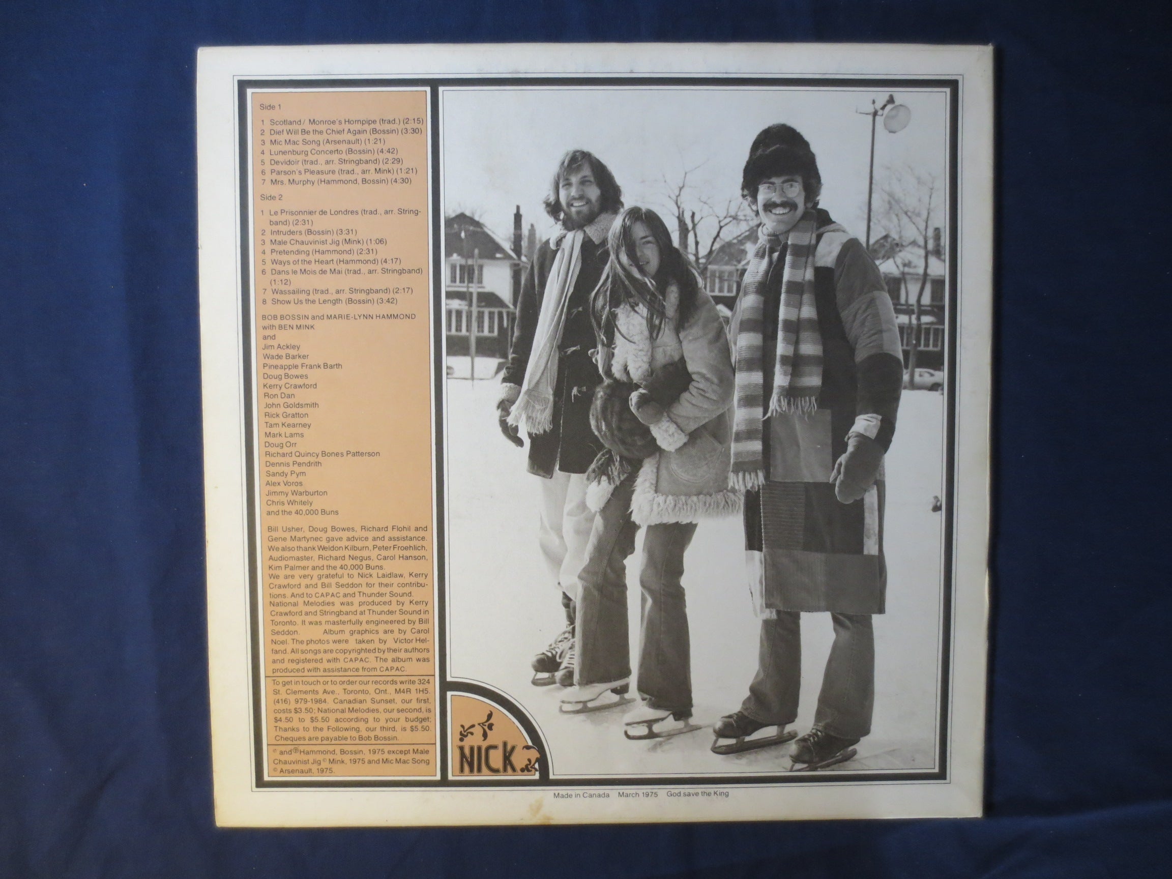 Stringband – National Melodies (1975) Vinyl LP