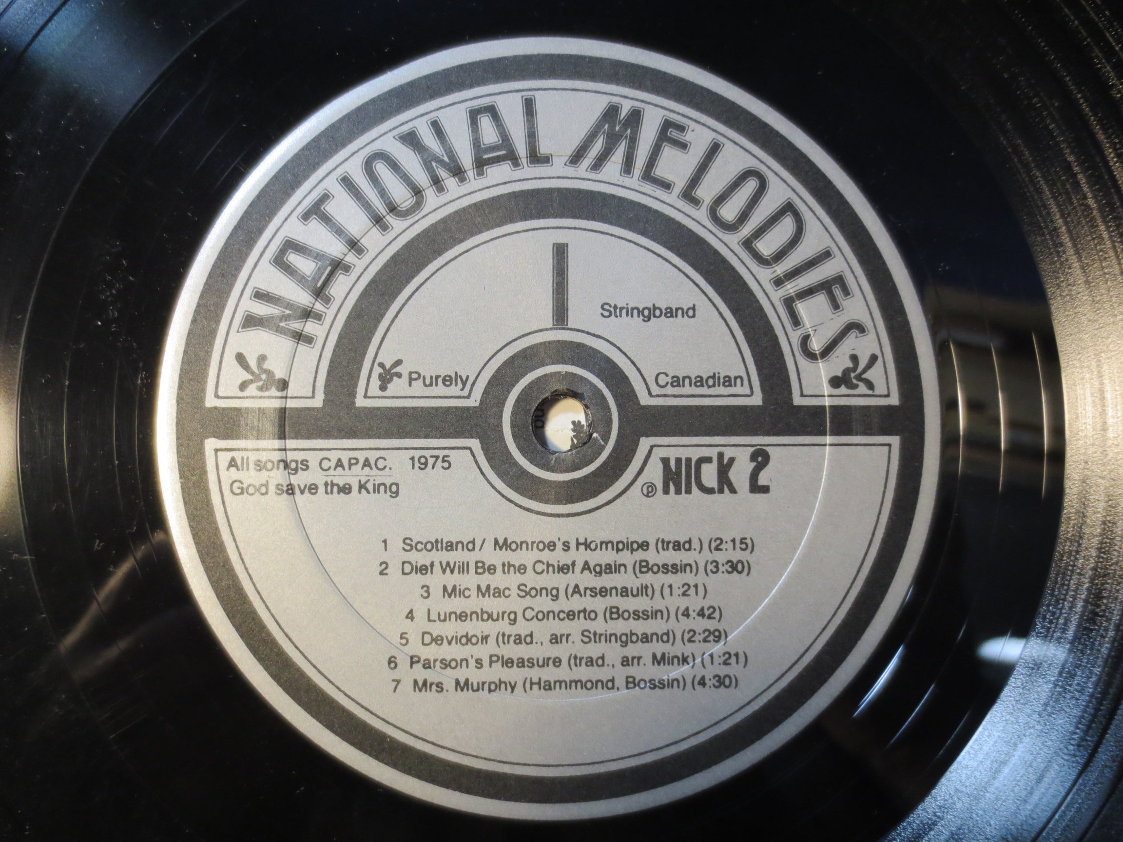 Stringband – National Melodies (1975) Vinyl LP