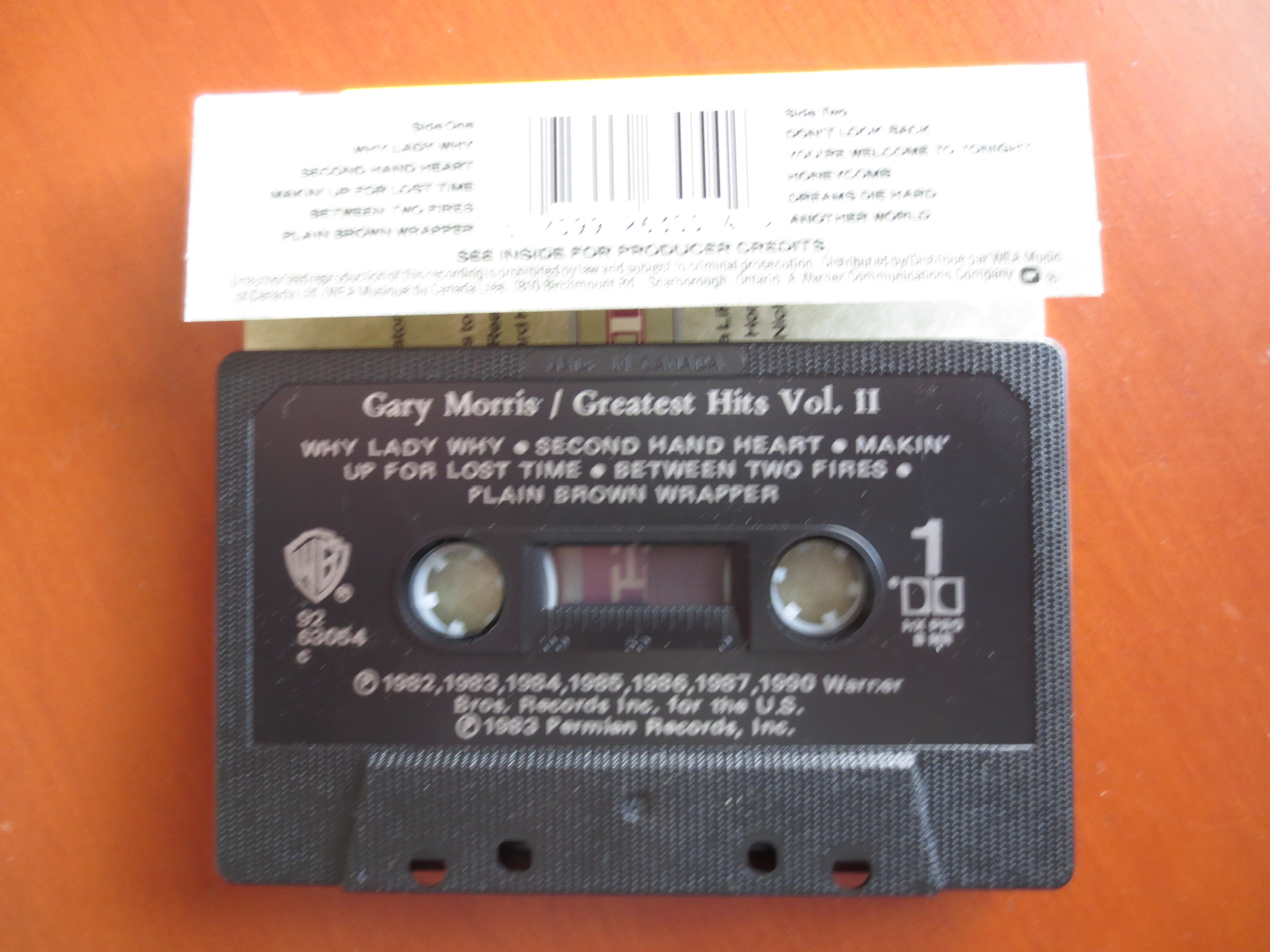 Gary Morris – Greatest Hits (1990) Cassette