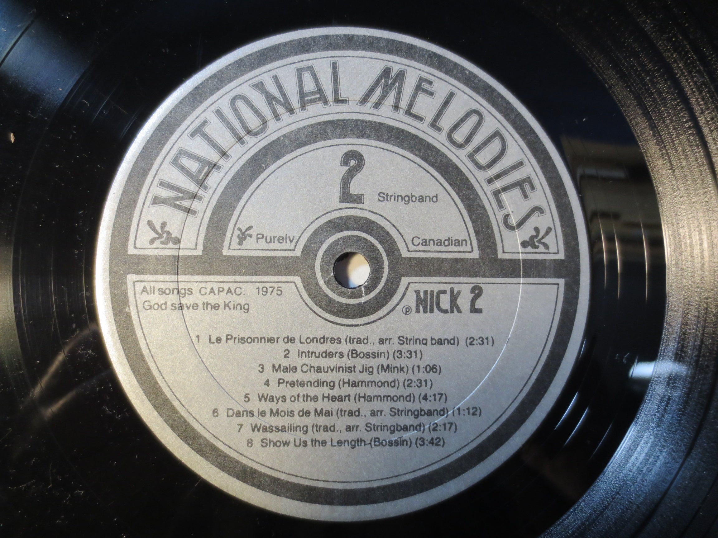 Stringband – National Melodies (1975) Vinyl LP