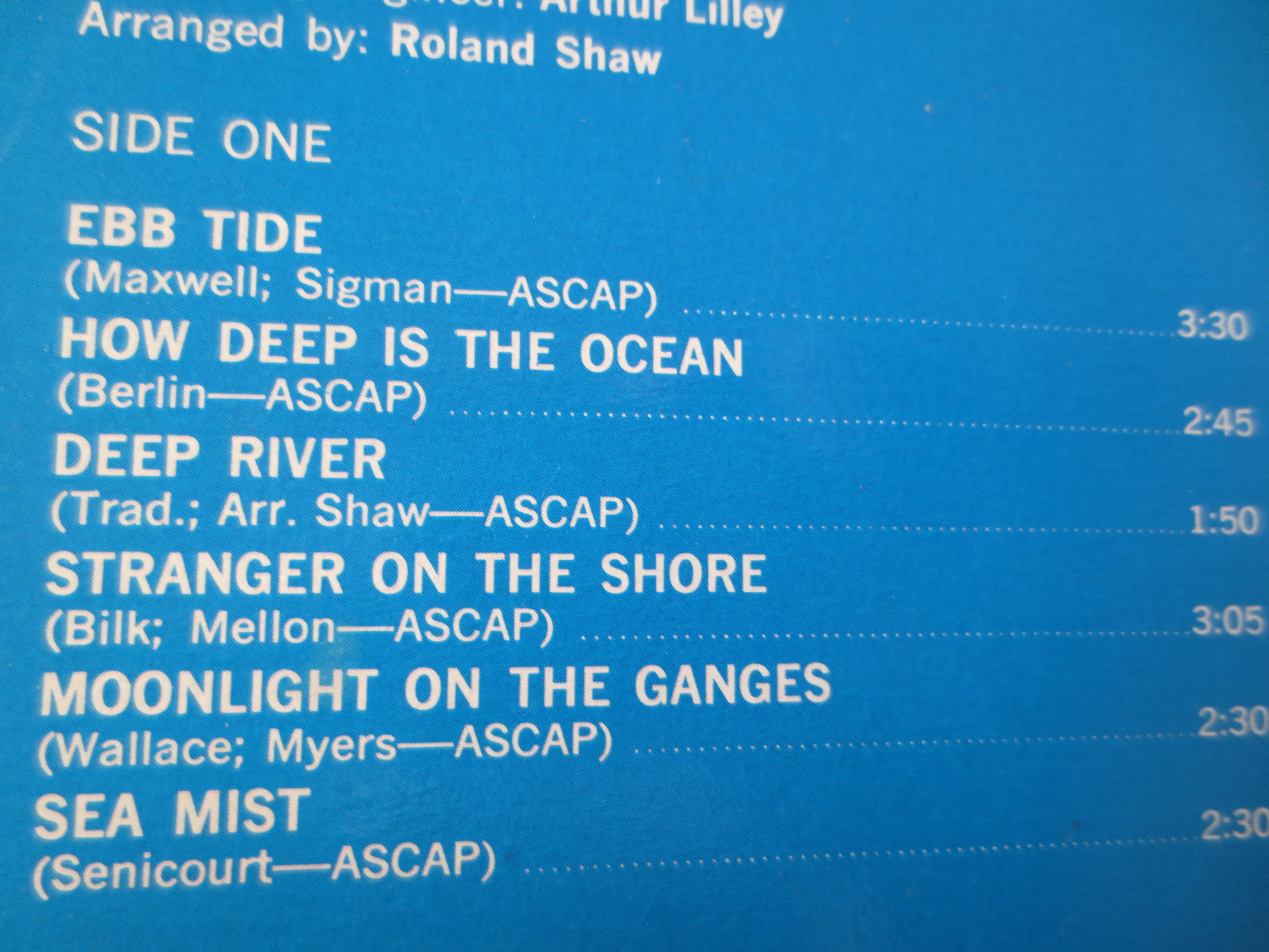 Frank Chacksfield – The New Ebb Tide (1969) Vinyl LP
