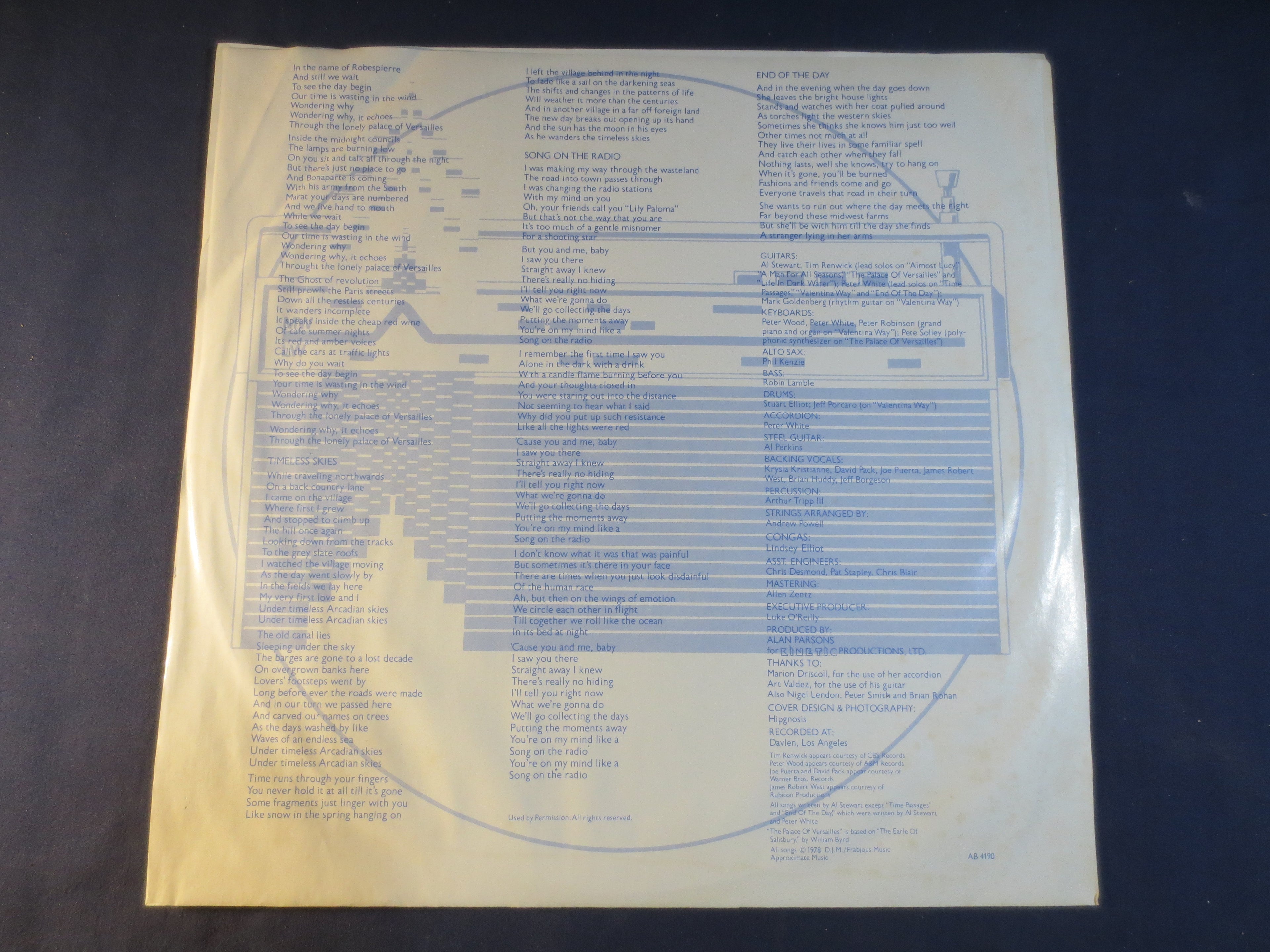 Al Stewart – Time Passages (1978) Vinyl LP