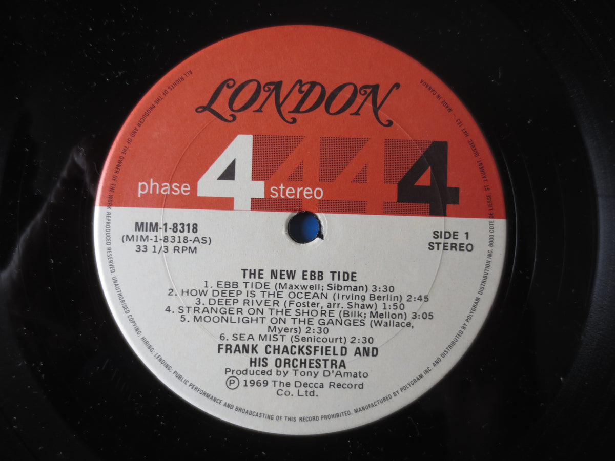 Frank Chacksfield – The New Ebb Tide (1969) Vinyl LP