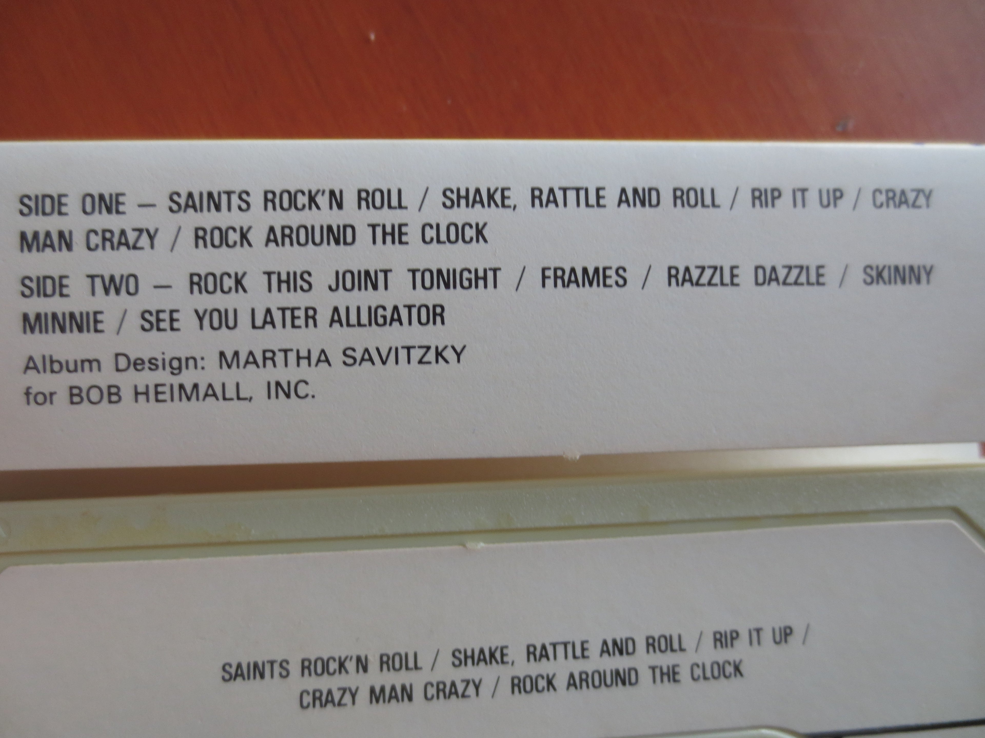 Bill Haley & the Comets – Rockin' and Rollin' (1981) Cassette