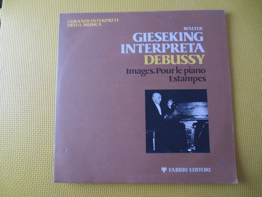 WALTER GIESEKING, Interpreta DEBUSSY, Vintage Vinyl, Classical Records, Classical Albums, Classical Lps,1Lps, 1959 Records