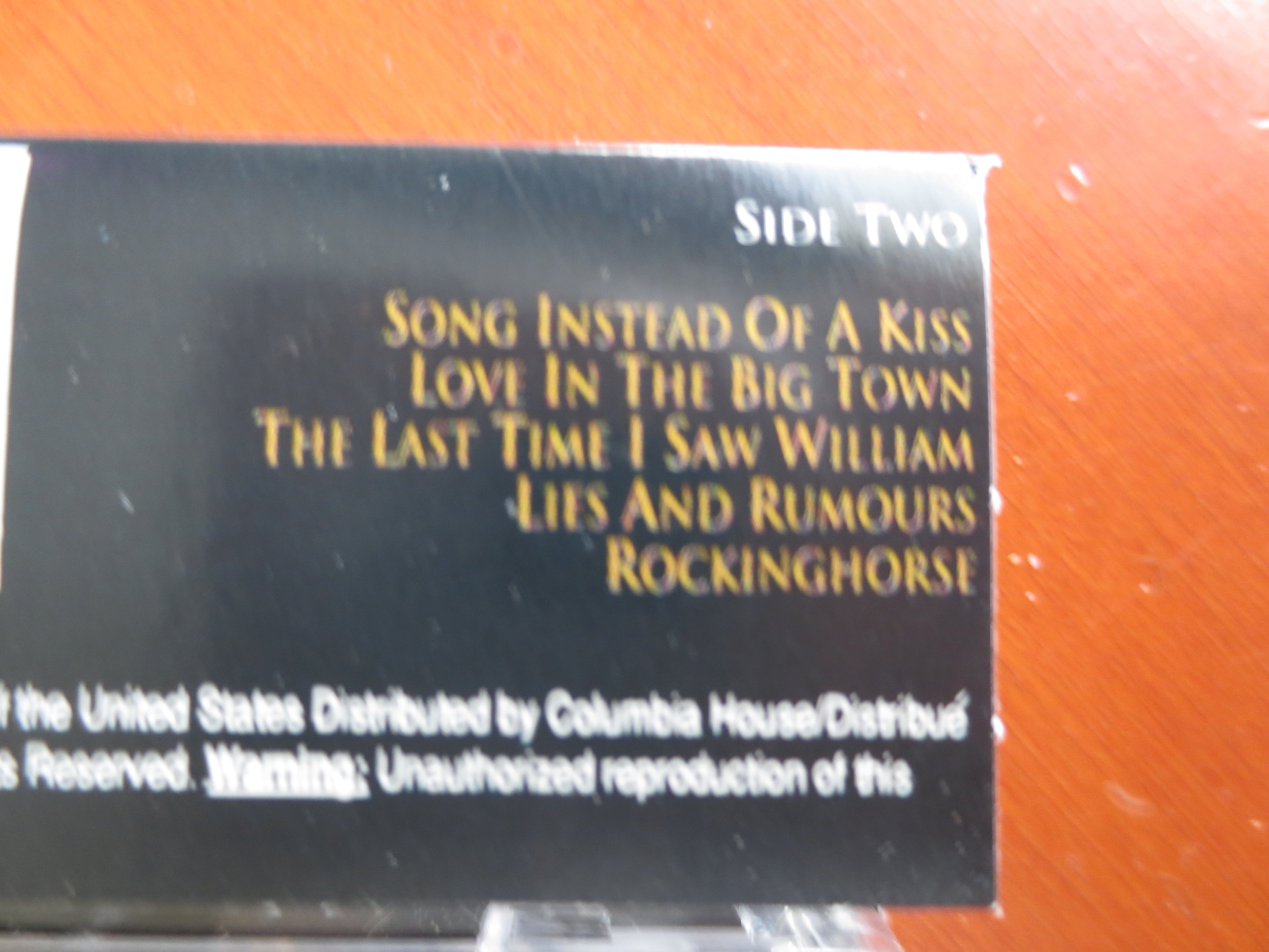Alannah Myles – Rockinghorse (1992) Cassette