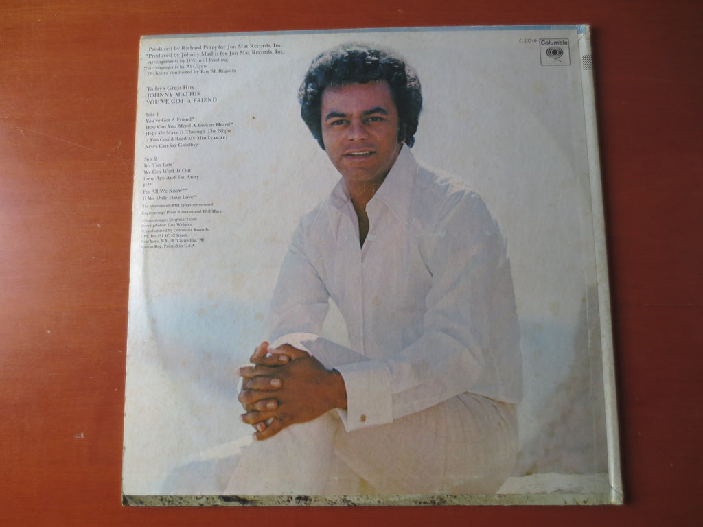 Johnny Mathis – You've Got a Friend (1971) Vinyl LP