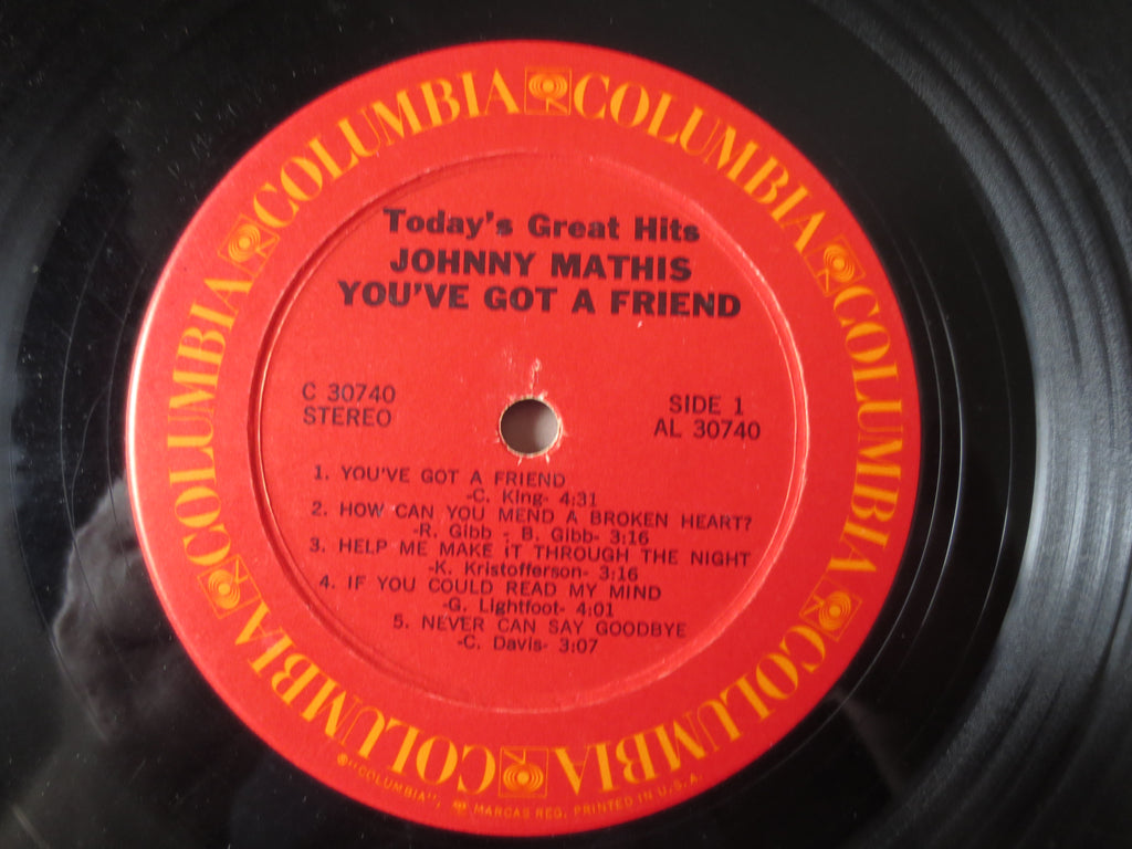 Johnny Mathis – You've Got a Friend (1971) Vinyl LP