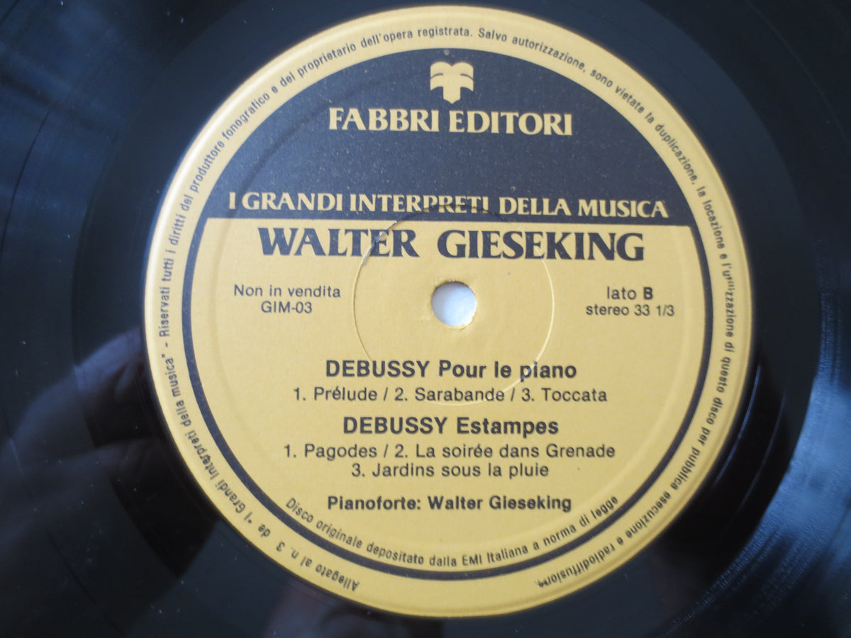 Walter Gieseking – Interpreta Debussy (1959) Vinyl LP