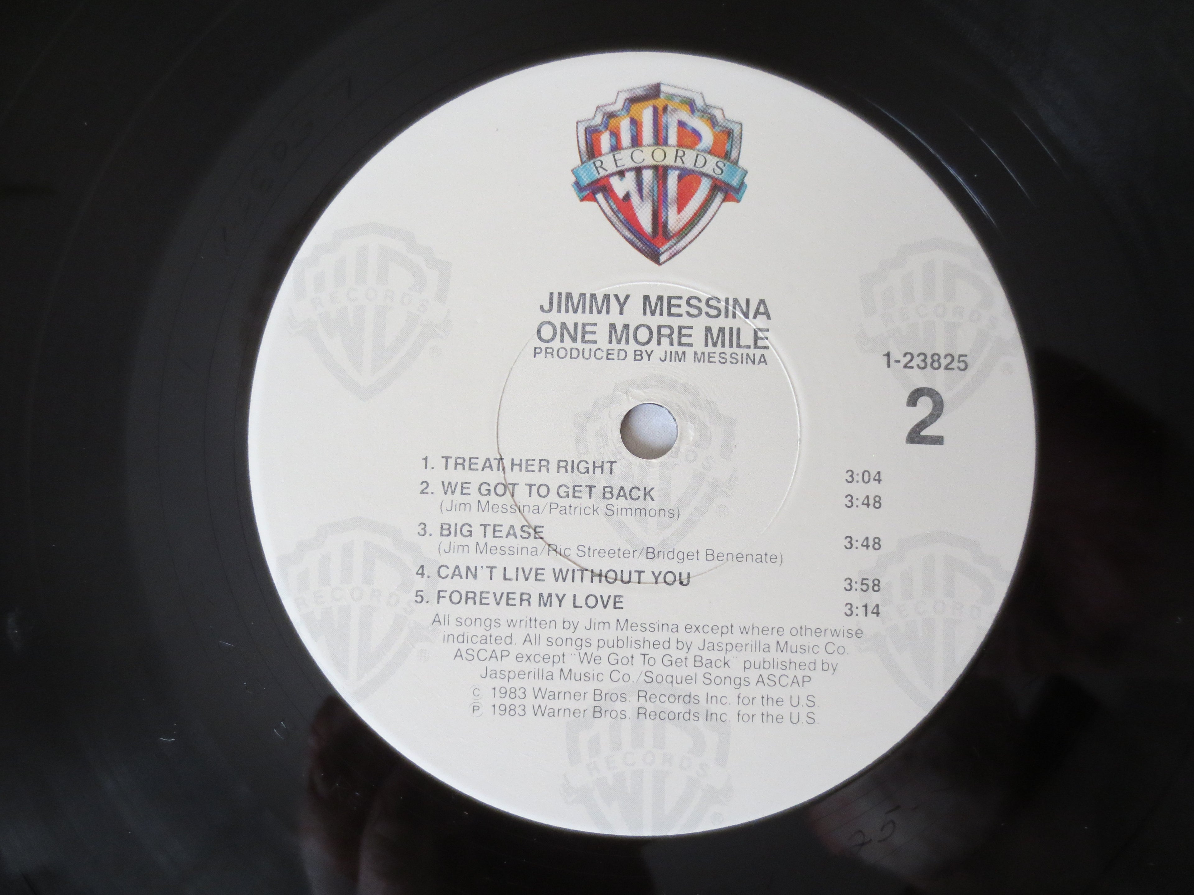 JIMMY MESSINA, One More Mile, Vintage Album, 1983 Record, Vinyl Lp