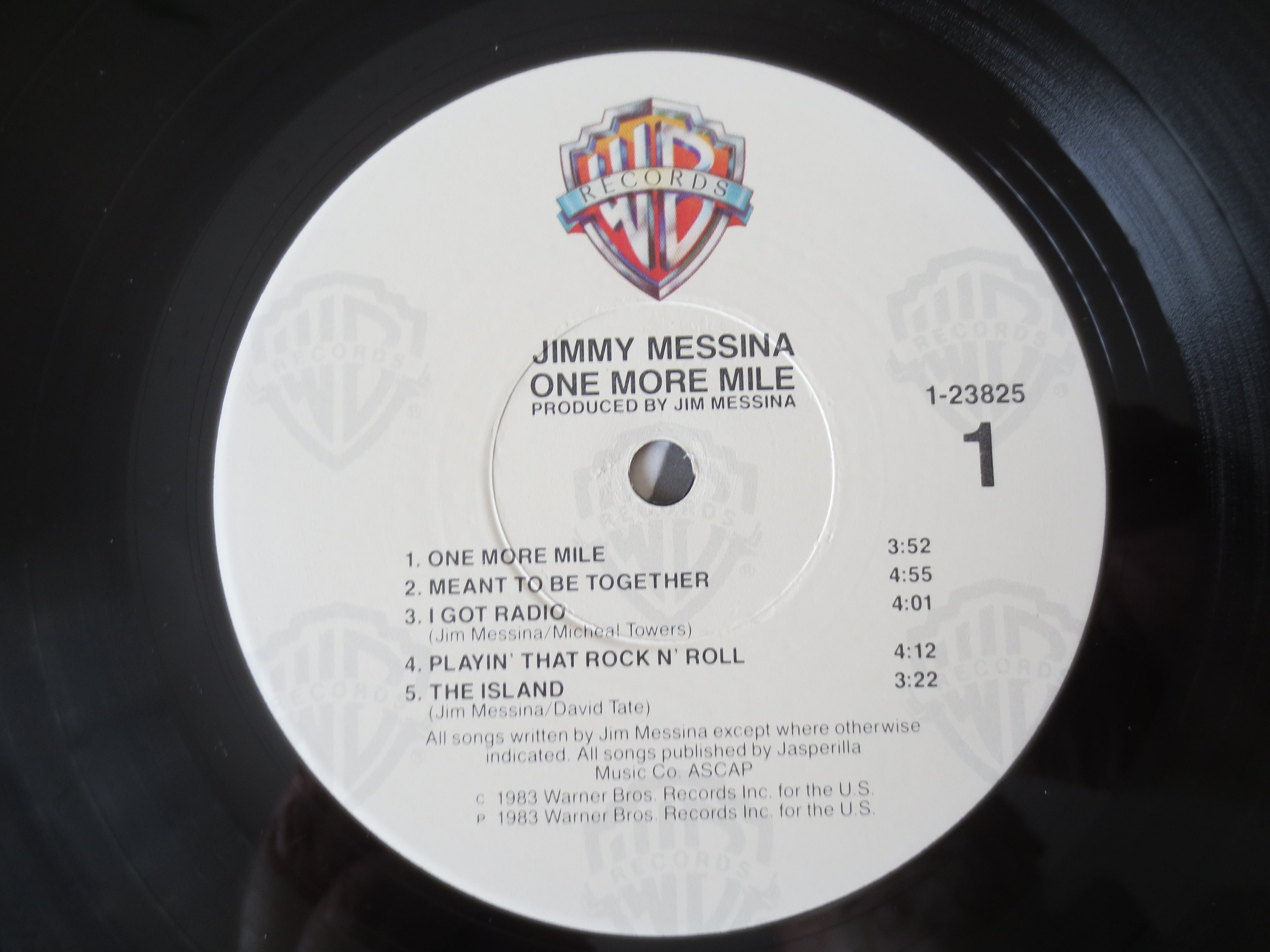 JIMMY MESSINA, One More Mile, Vintage Album, 1983 Record, Vinyl Lp