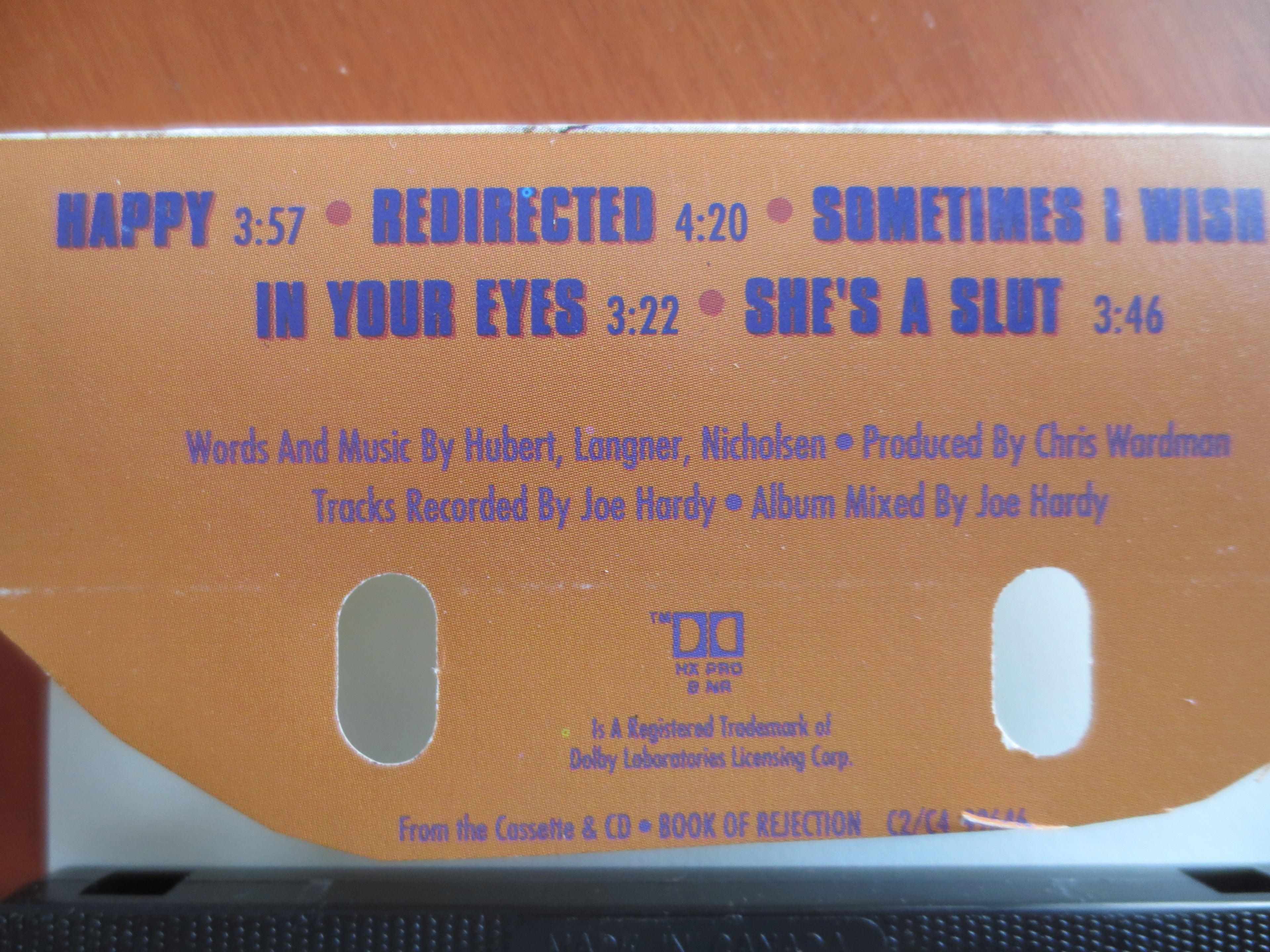 Leslie Spit Treeo – Book of Rejection (1992) Cassette