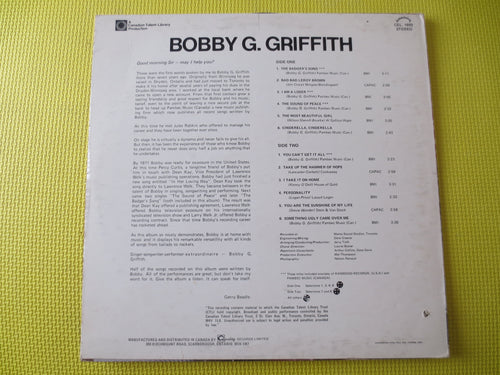 Bobby G. Griffith – Bobby G. Griffith (1974) Vinyl LP