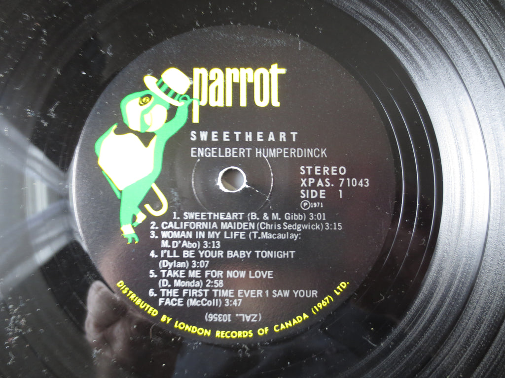 Engelbert Humperdinck – Sweetheart (1971) Vinyl LP