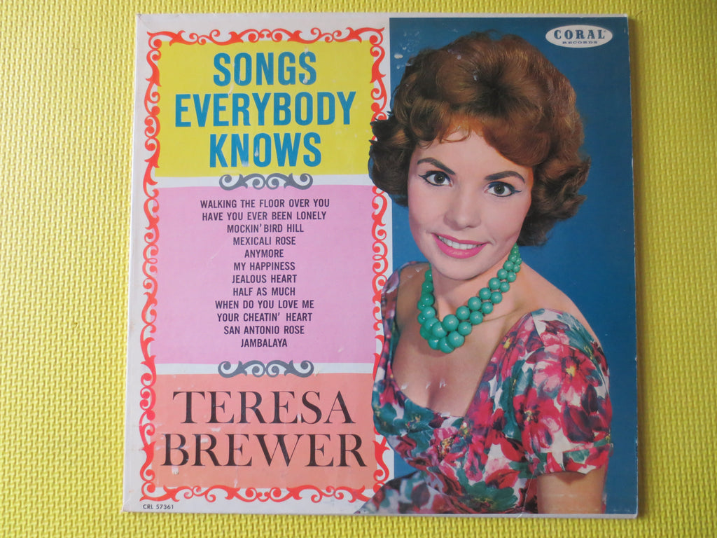 Teresa Brewer – Songs Everybody Knows (1961) Vinyl LP