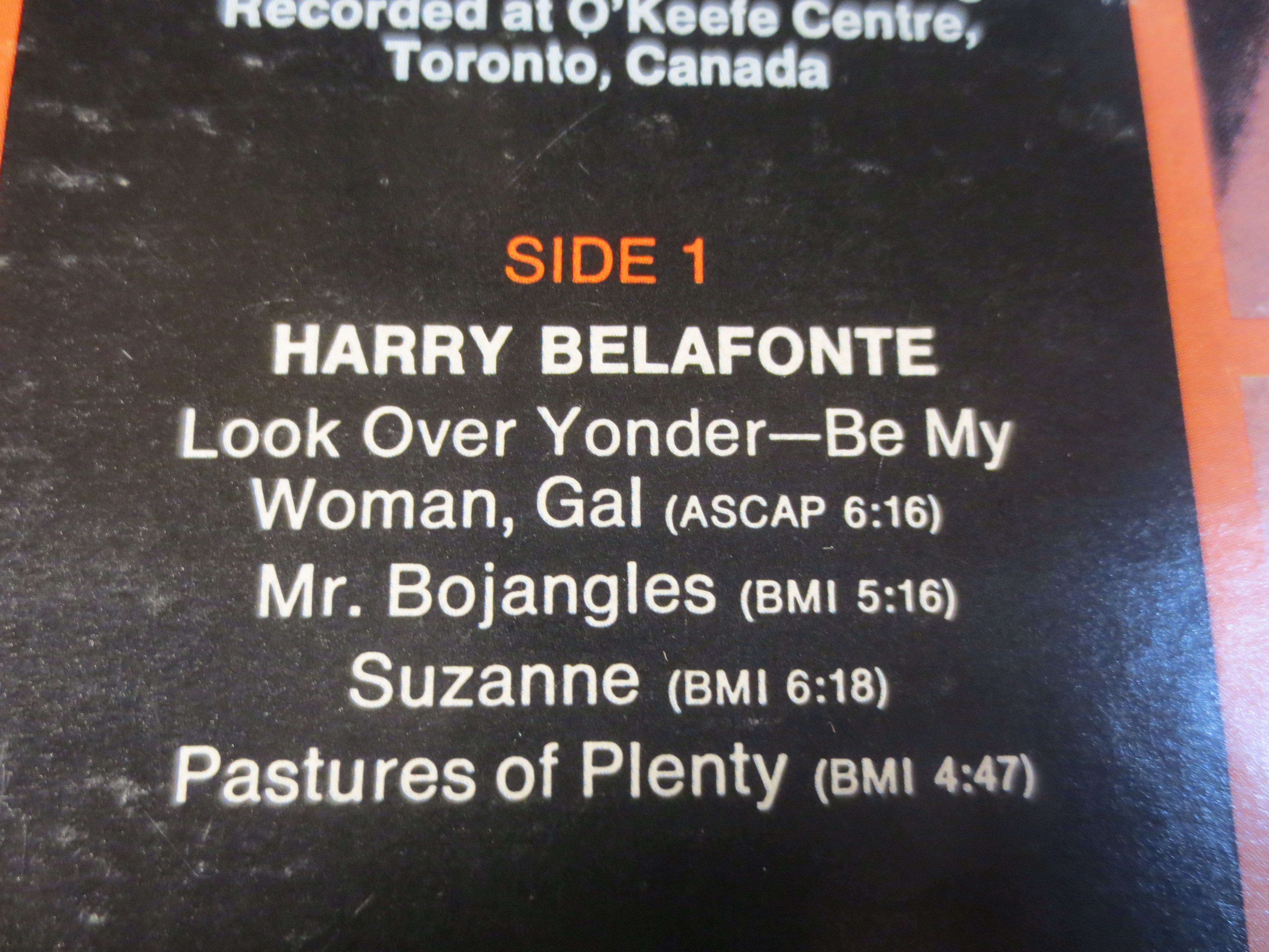 Harry Belafonte – Belafonte...Live (1972) Vinyl 2xLP