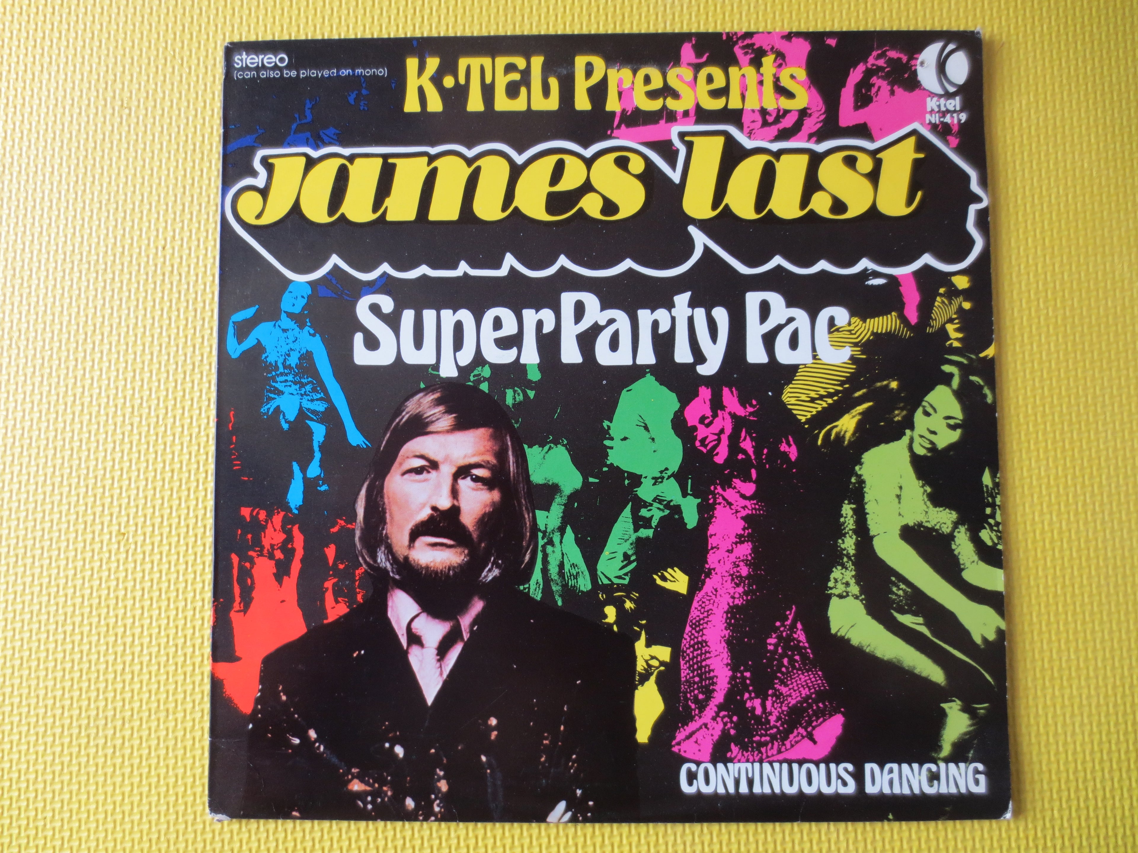 James Last – Super Party Pac, Continuous Dancing (K-Tel, 1974) Vinyl LP