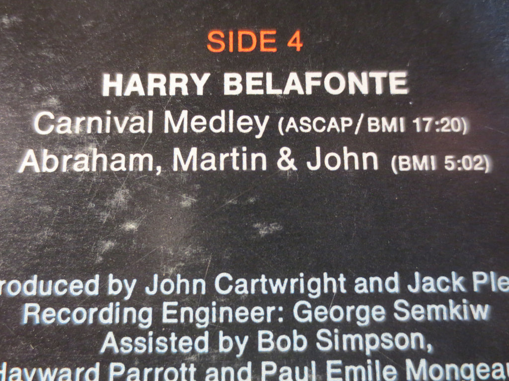 Harry Belafonte – Belafonte...Live (1972) Vinyl 2xLP