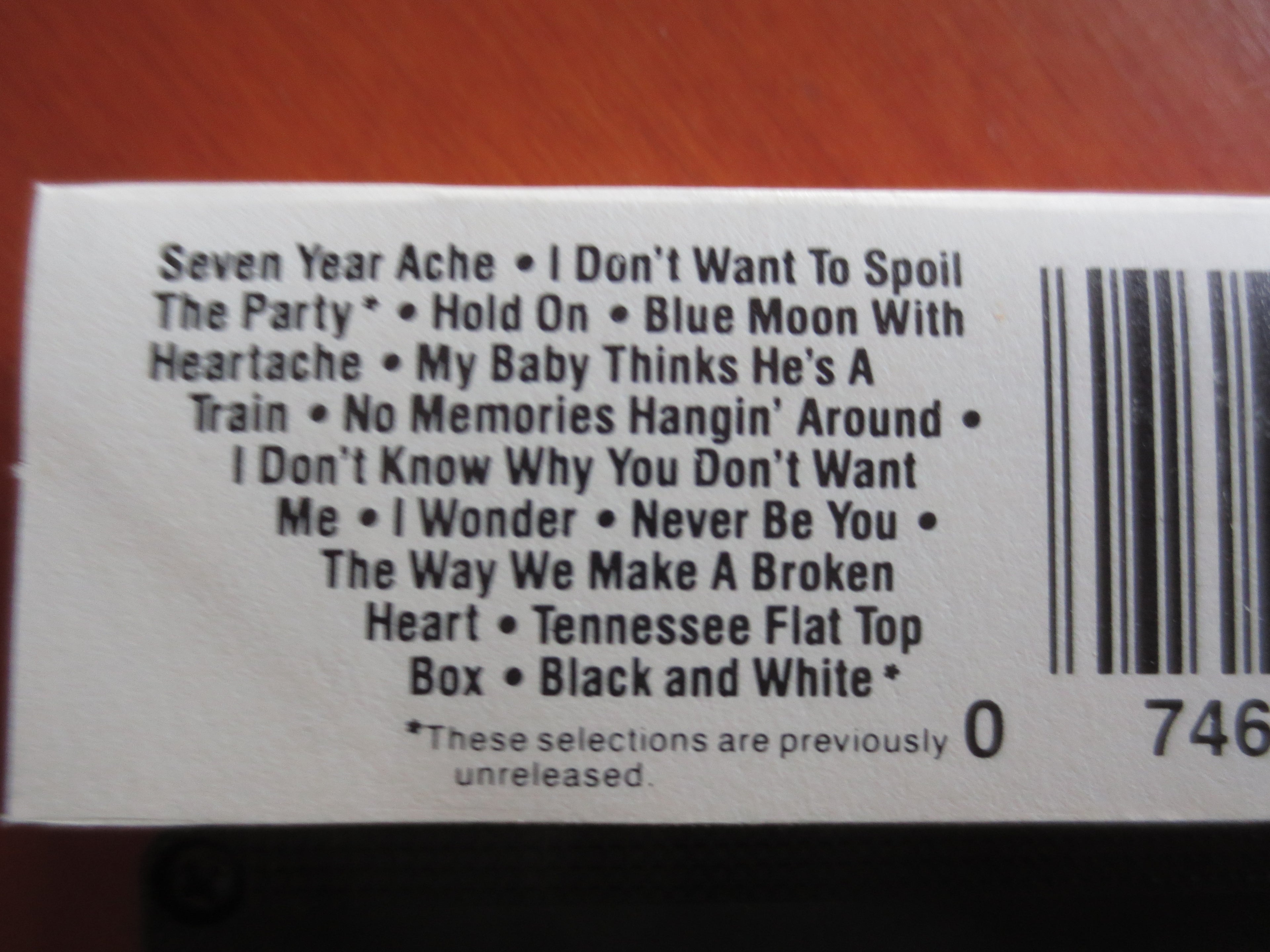 Rosanne Cash – Hits 1979–1989 (1989) Cassette