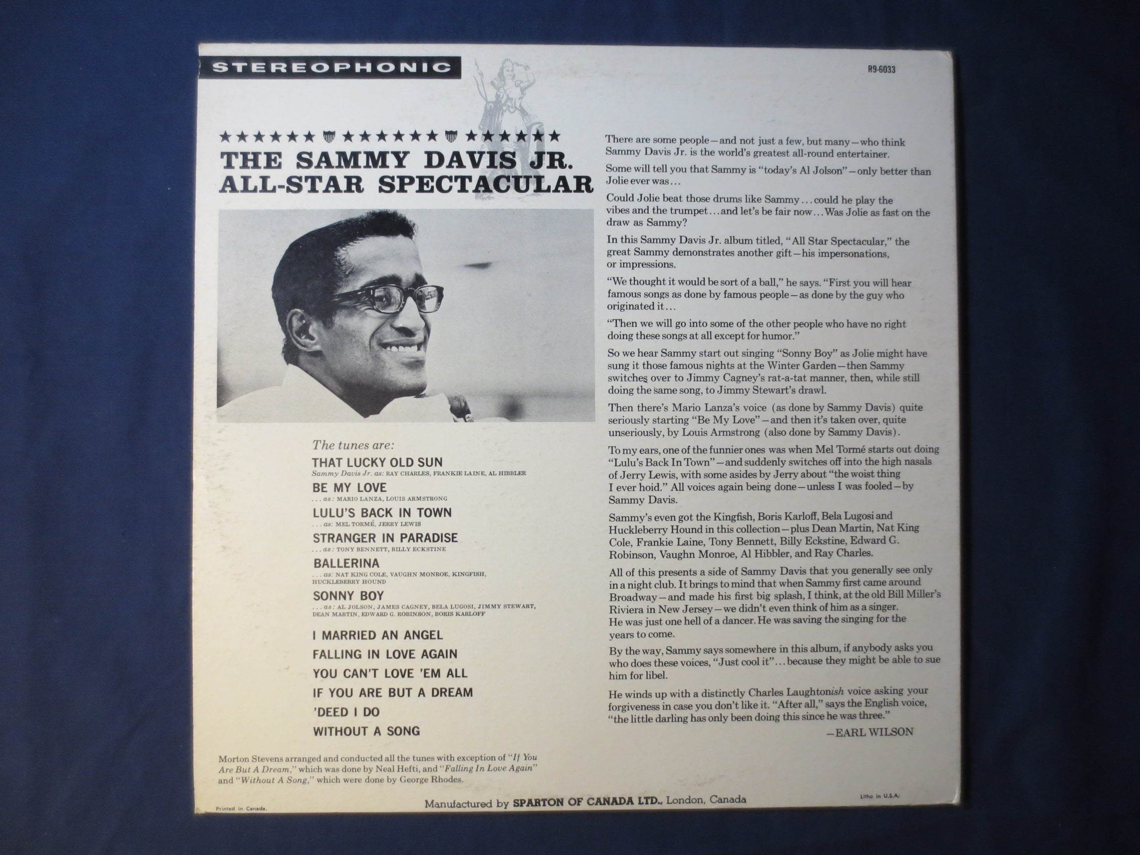 Sammy Davis Jr. – All Star Spectacular (1961) Vinyl LP