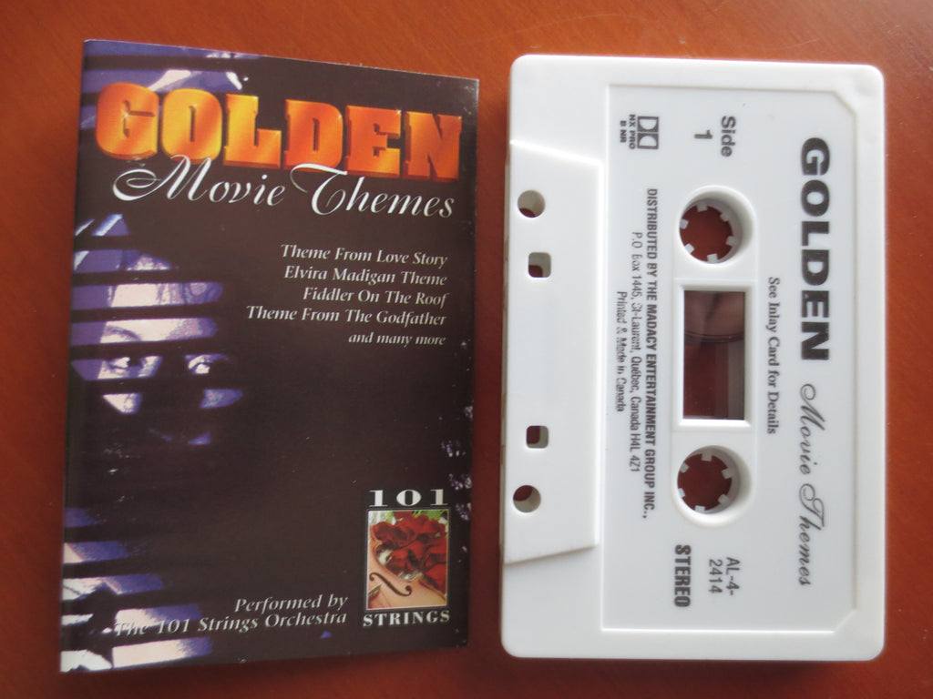 101 Strings Orchestra – Golden Movie Themes (1996) Cassette