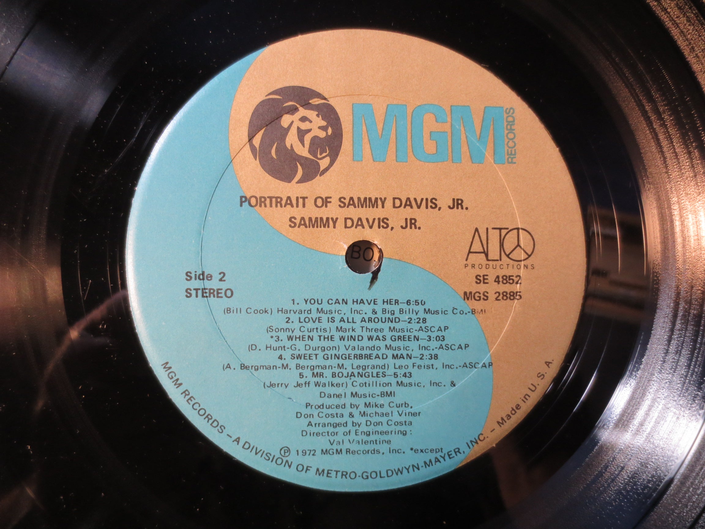 Sammy Davis Jr. – Portrait of Sammy Davis Jr. (1972) Vinyl LP