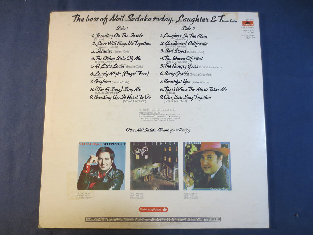 Neil Sedaka – The Best of Neil Sedaka Today (1976) Vinyl LP