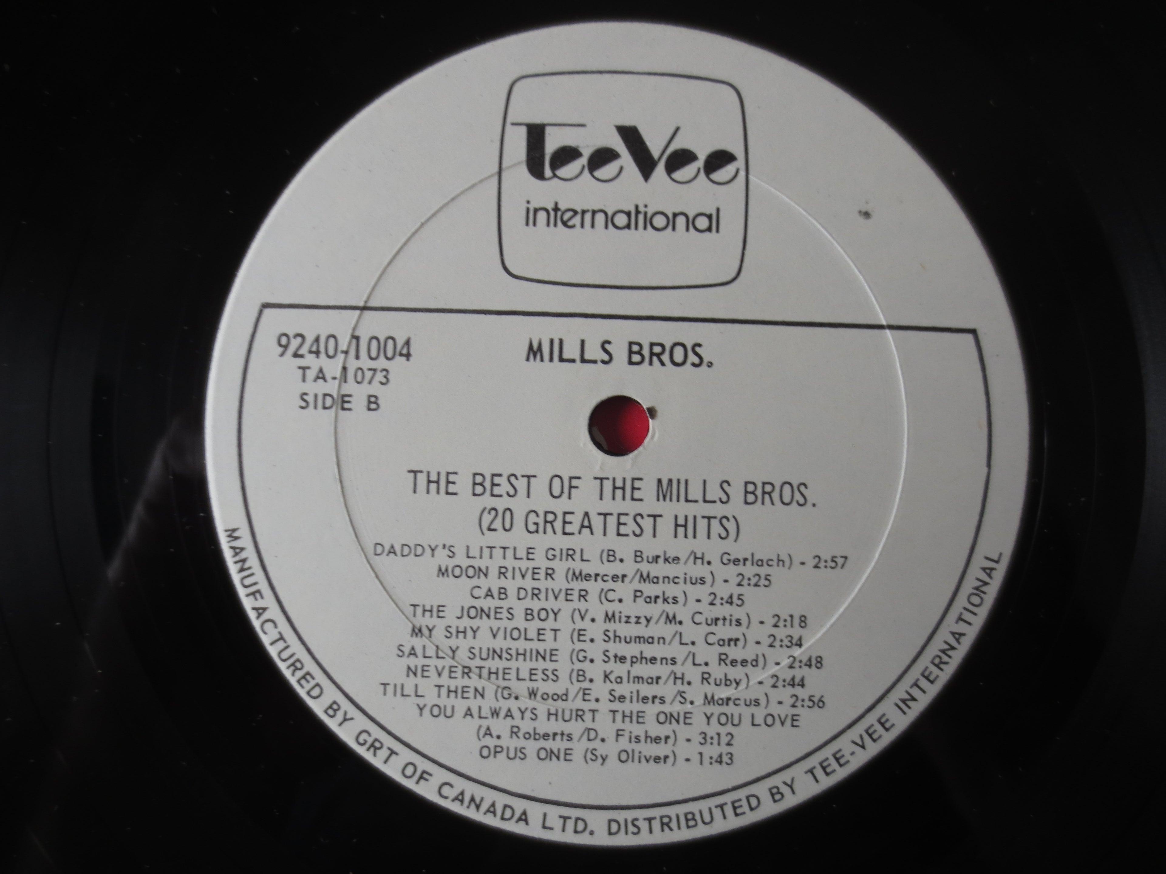 The Mills Brothers – 20 Greatest Hits (1977) [Vinyl LP]