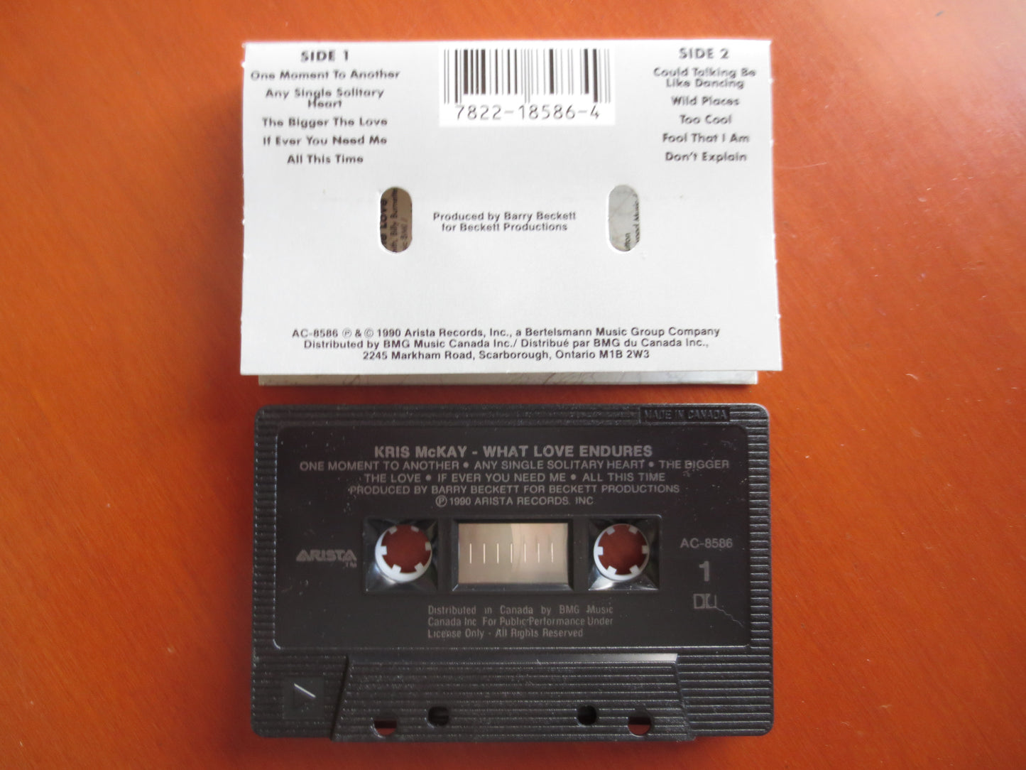 KRIS McKAY, What LOVE Endures, Kris McKay Tape, Kris McKay Album, Tape Cassette, Rock Cassette, Pop Album, 1990 Cassette
