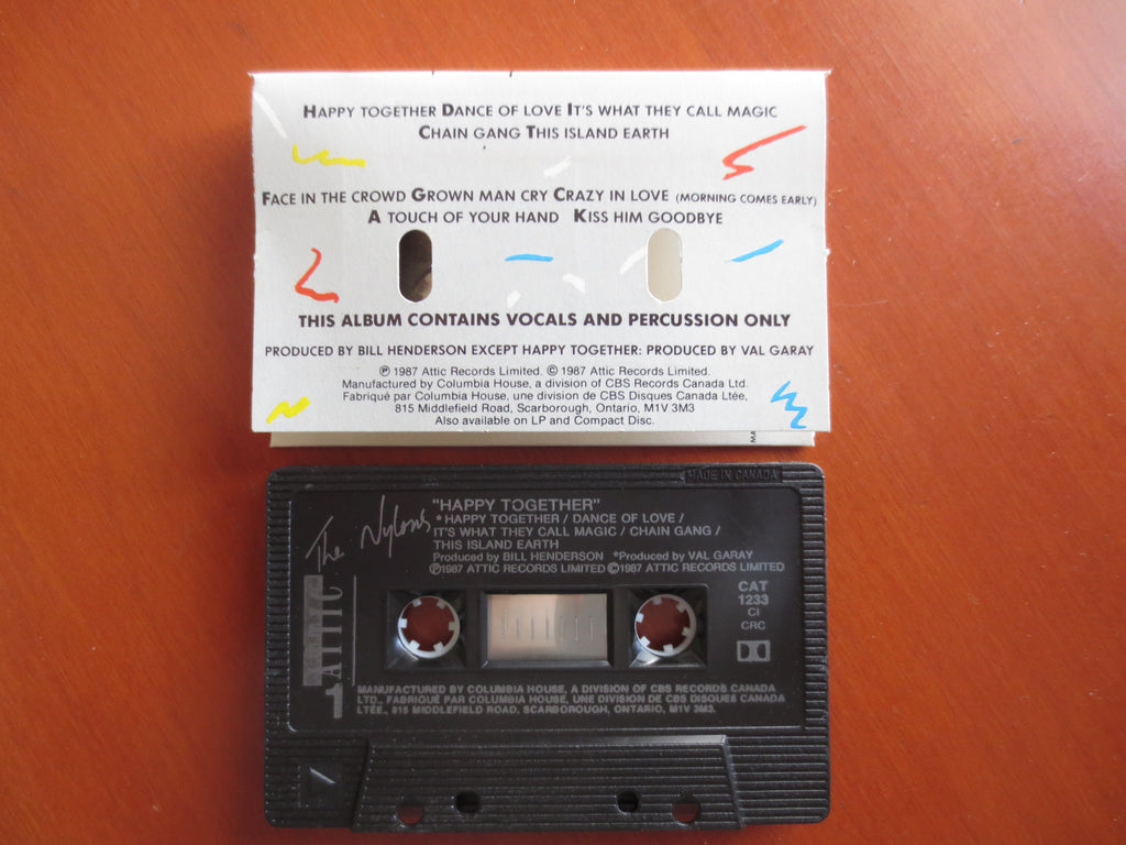 The Nylons – Happy Together (1987) Cassette
