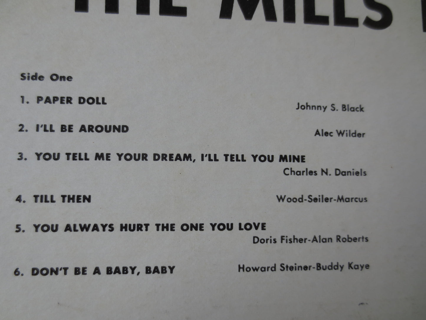 The MILLS BROTHERS, Our GOLDEN Favorites, Jazz Records, Vintage Vinyl, Record Vinyl, Mills Brothers Lp, Vinyl, 1972 Records