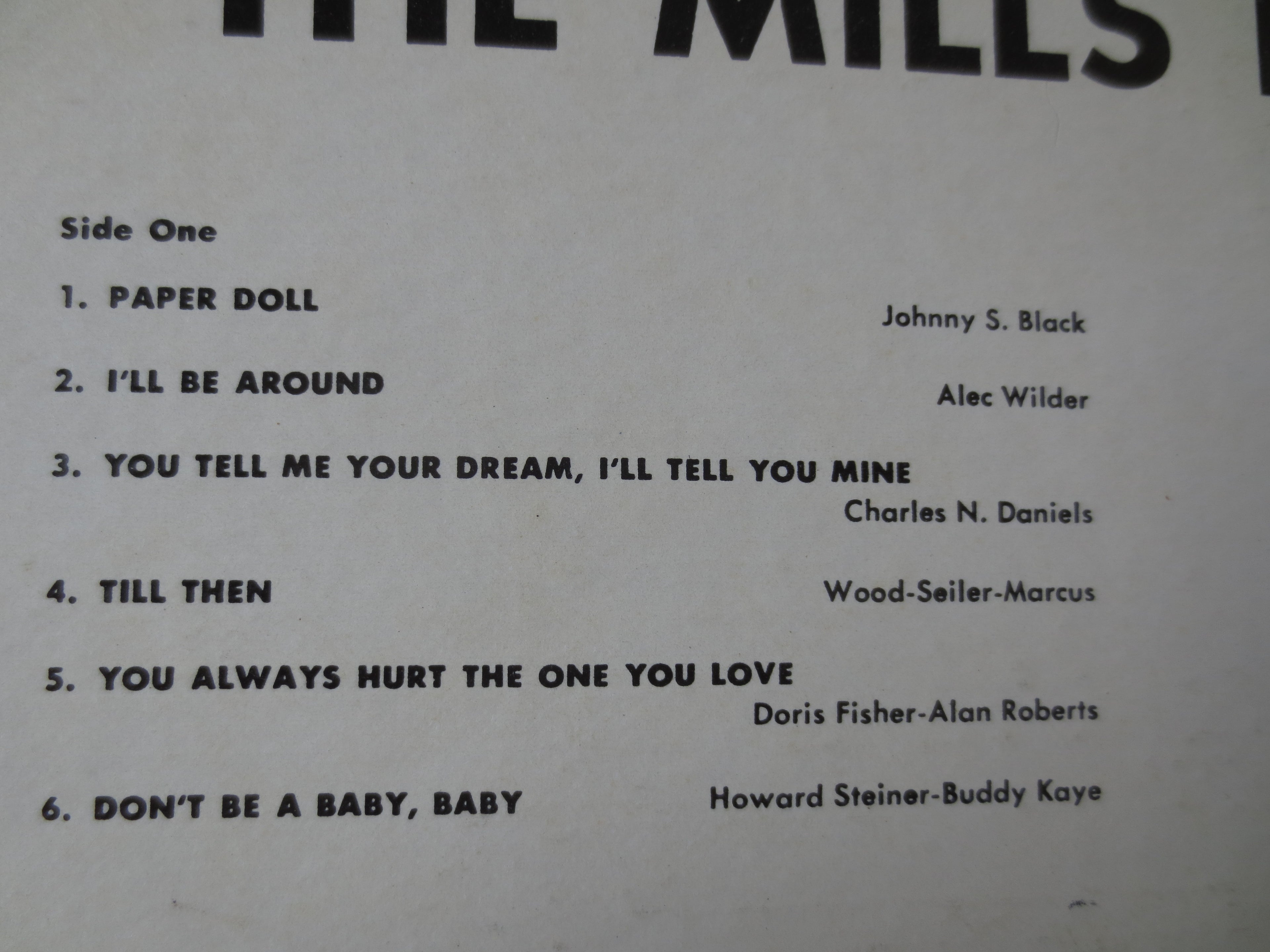 The Mills Brothers – Our Golden Favorites (1972) [Vinyl LP]