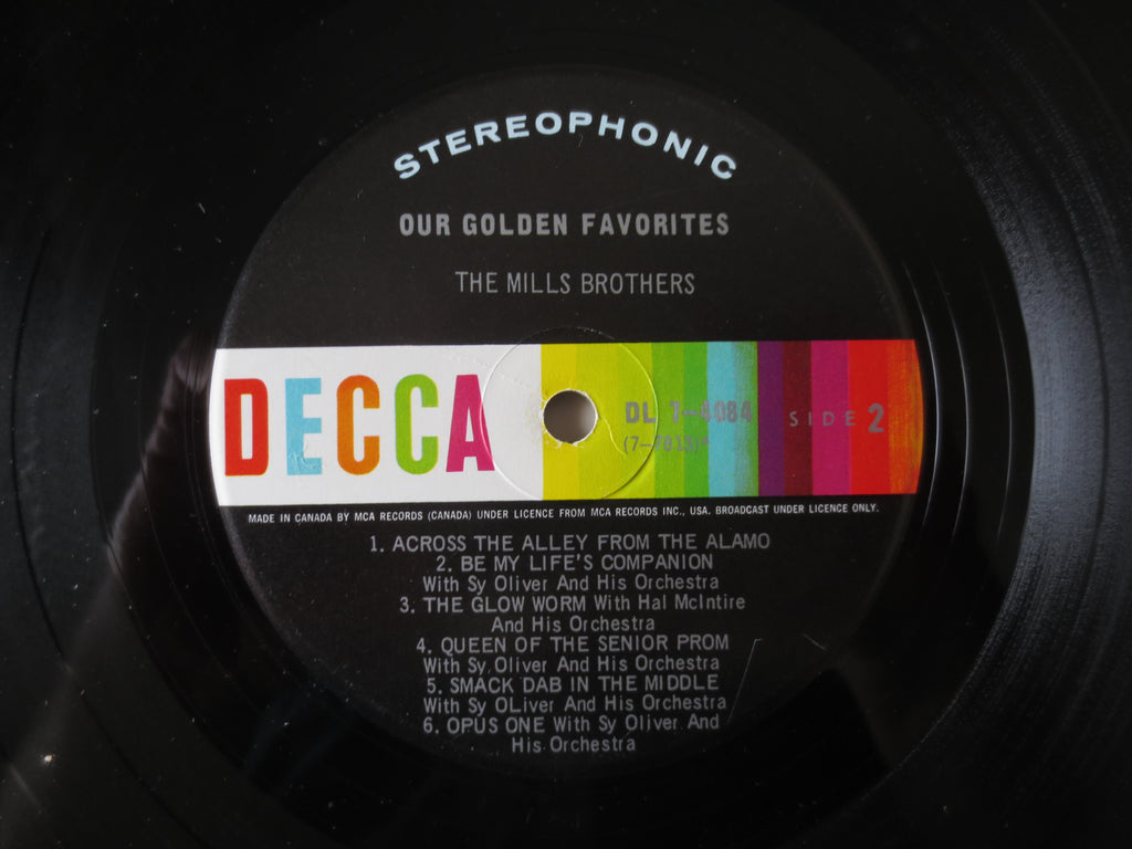 The Mills Brothers – Our Golden Favorites (1972) Vinyl LP