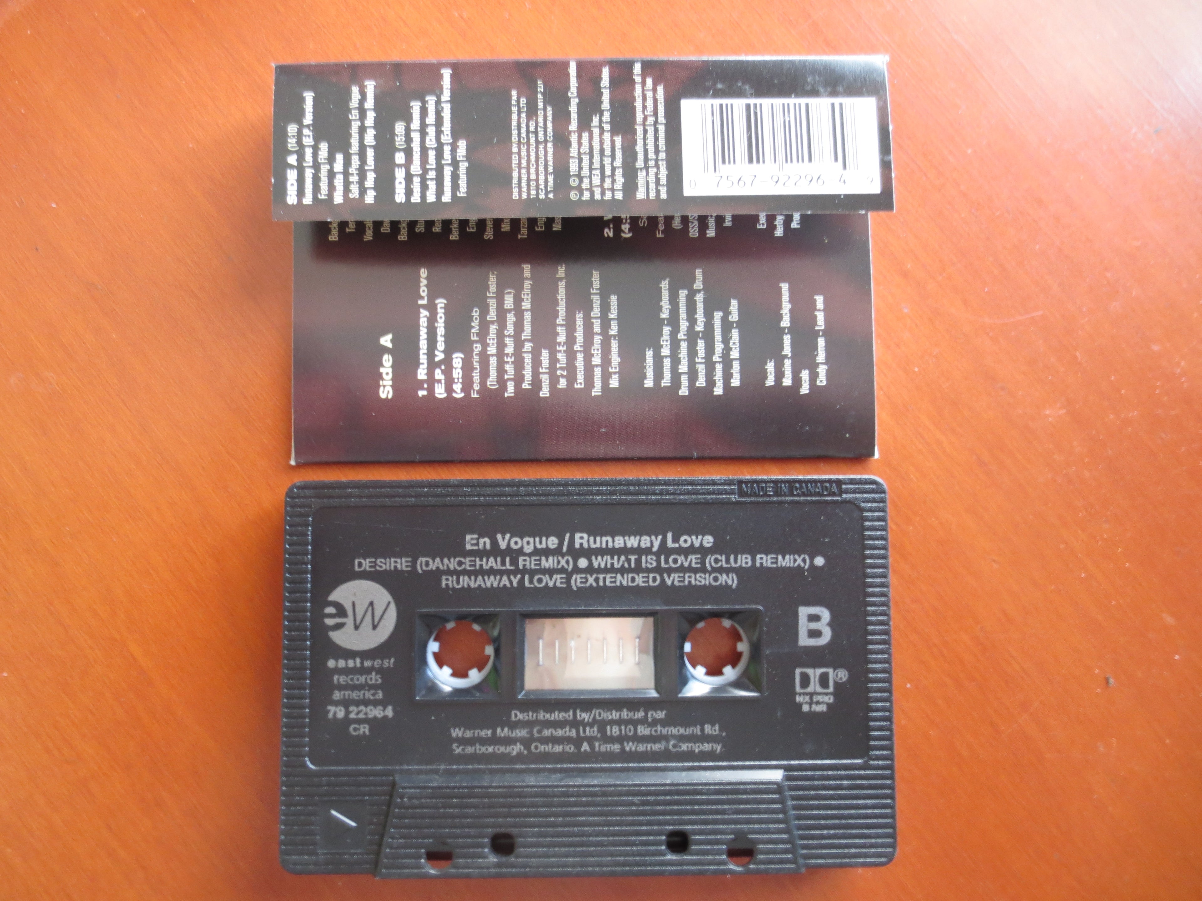 En Vogue – Runaway Love (1993) Cassette