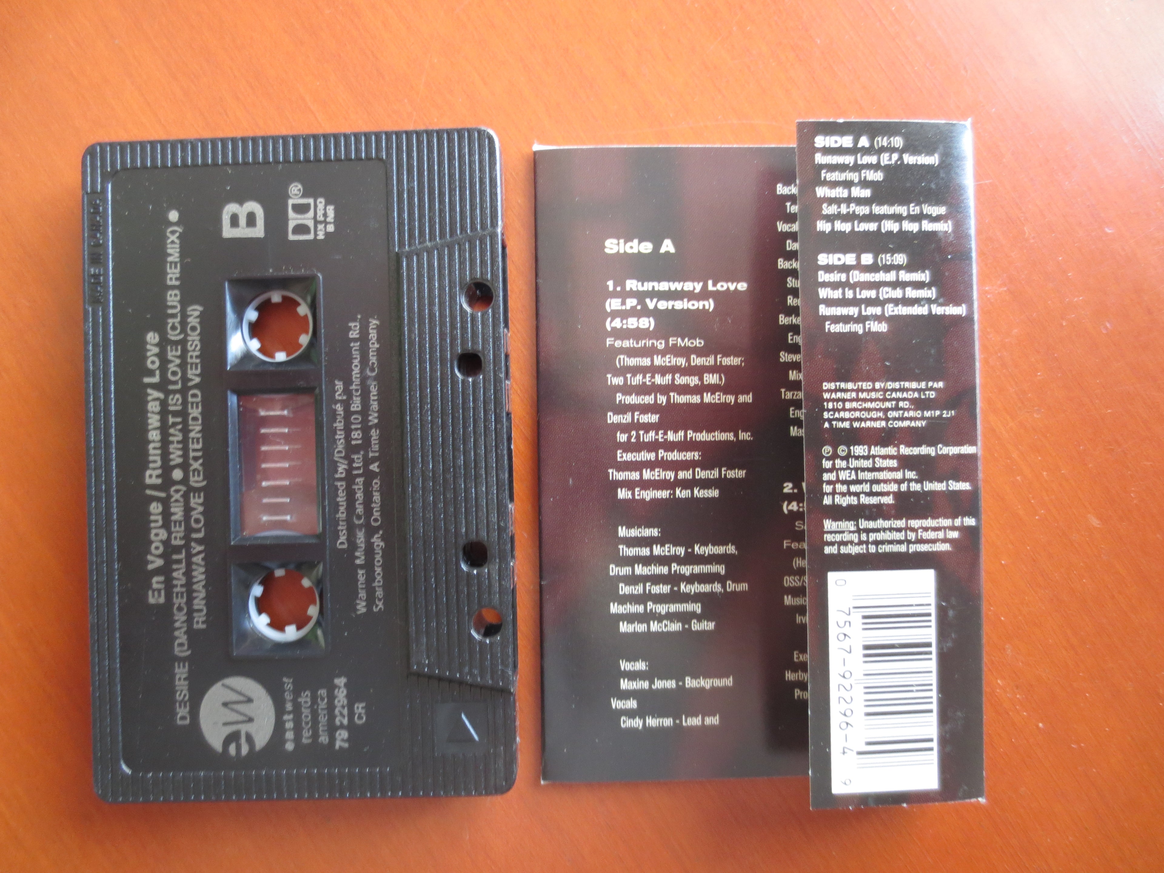En Vogue – Runaway Love (1993) Cassette