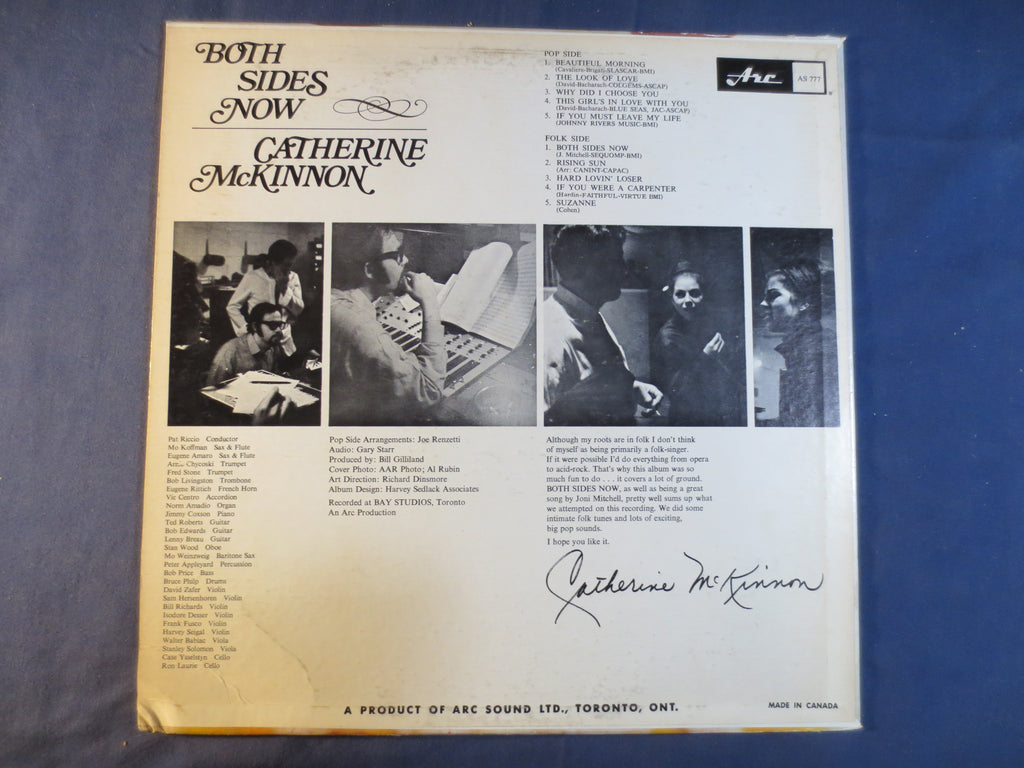Catherine McKinnon – Both Sides Now (1968) Vinyl LP