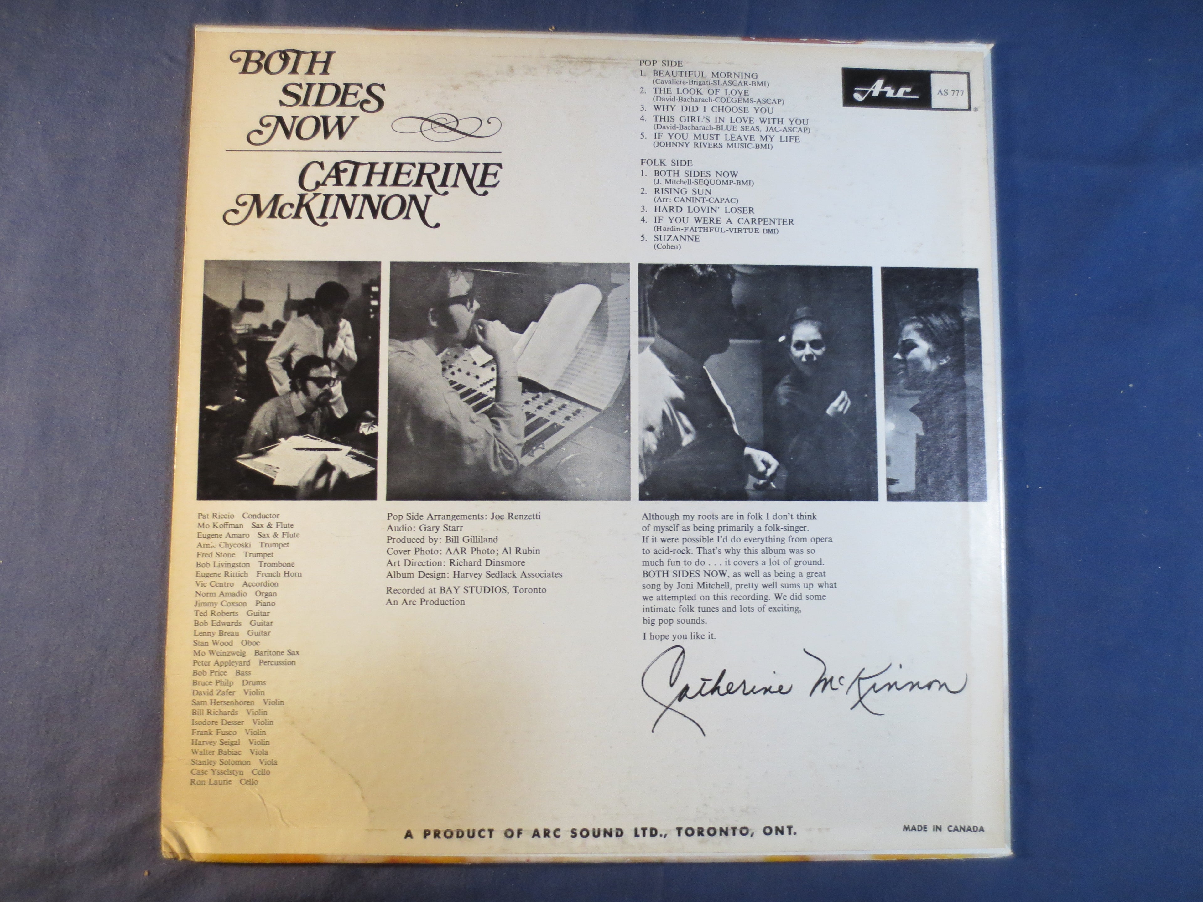 Catherine McKinnon – Both Sides Now (1968) [Vinyl LP]