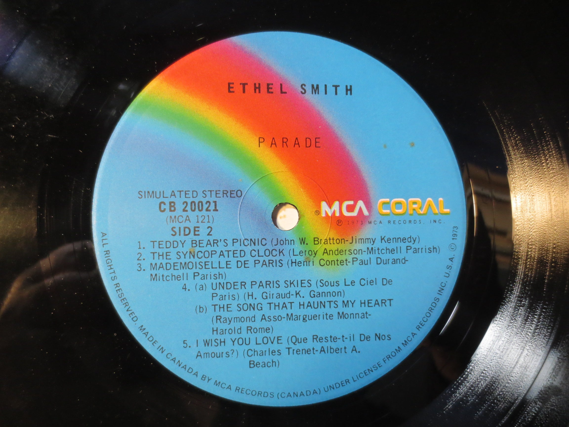 Ethel Smith – Parade (1973) Vinyl LP
