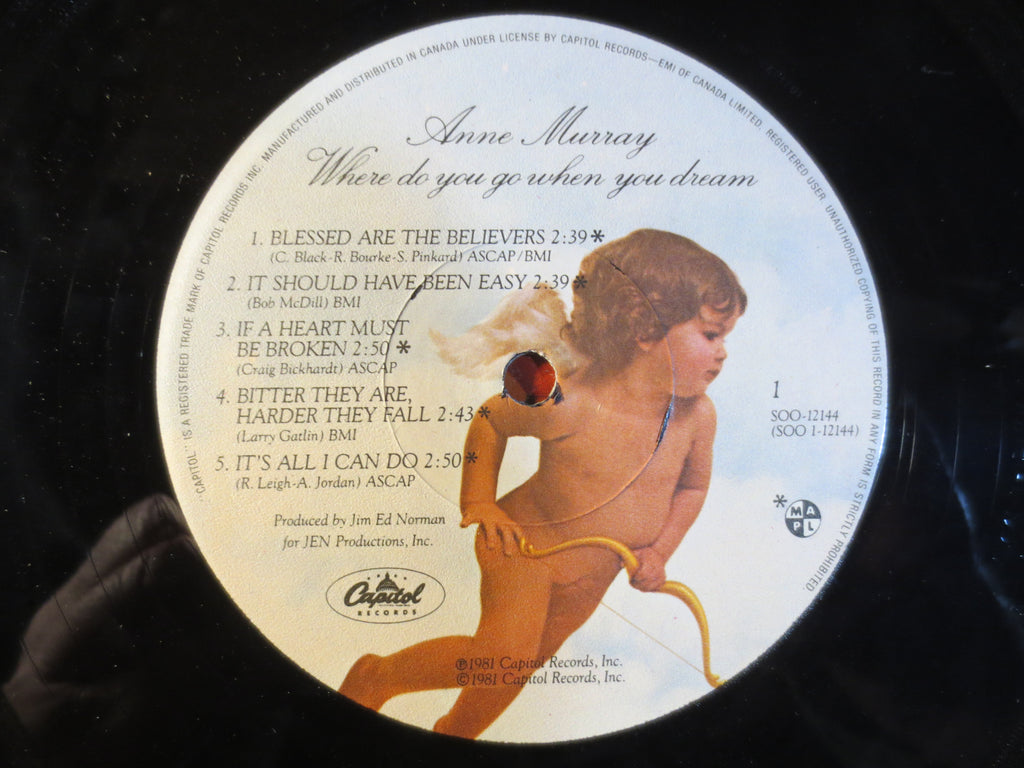 Anne Murray – Where Do You Go When You Dream (1981) Vinyl LP