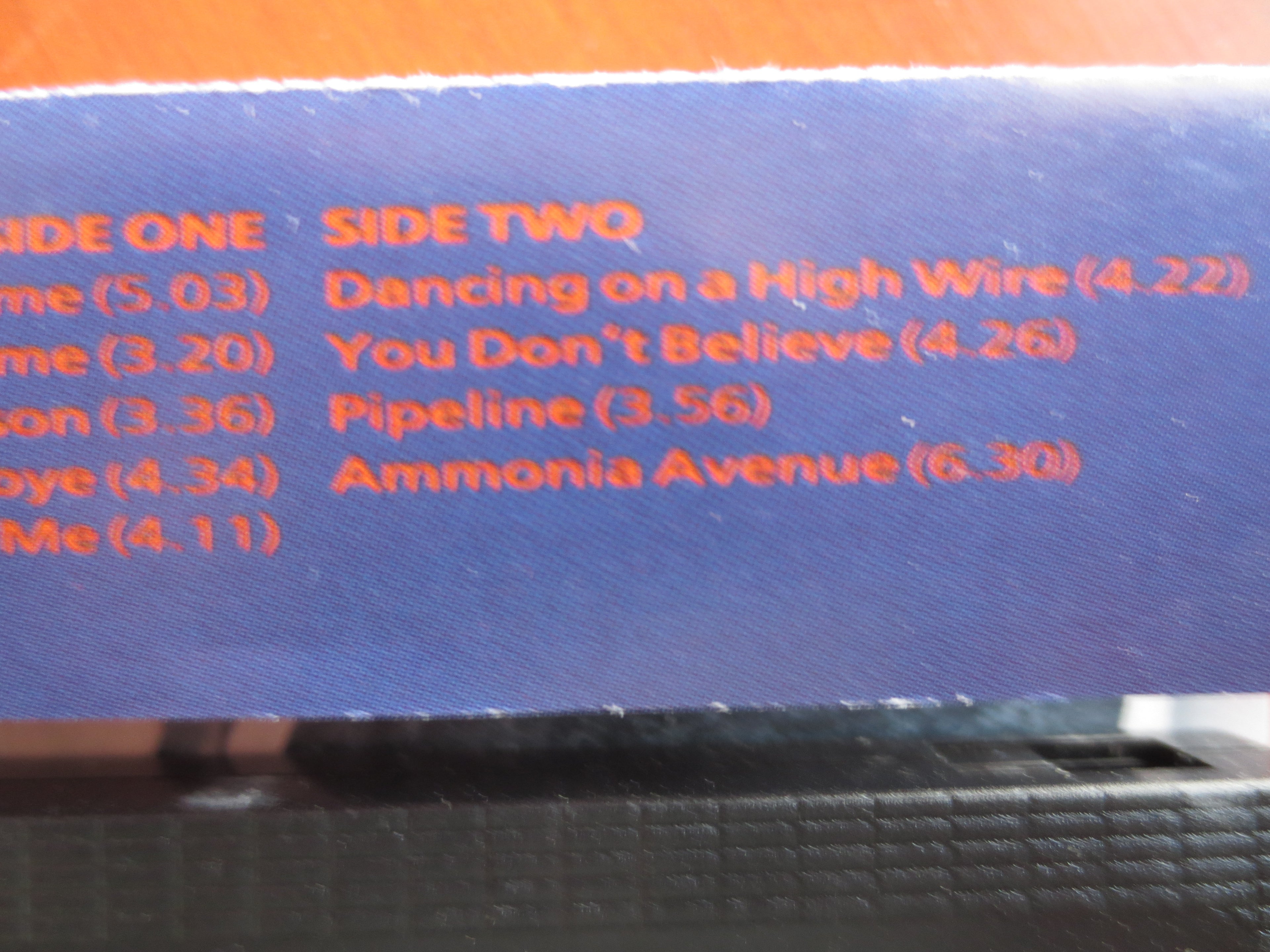 Alan Parsons Project – Ammonia Avenue (1984) Cassette