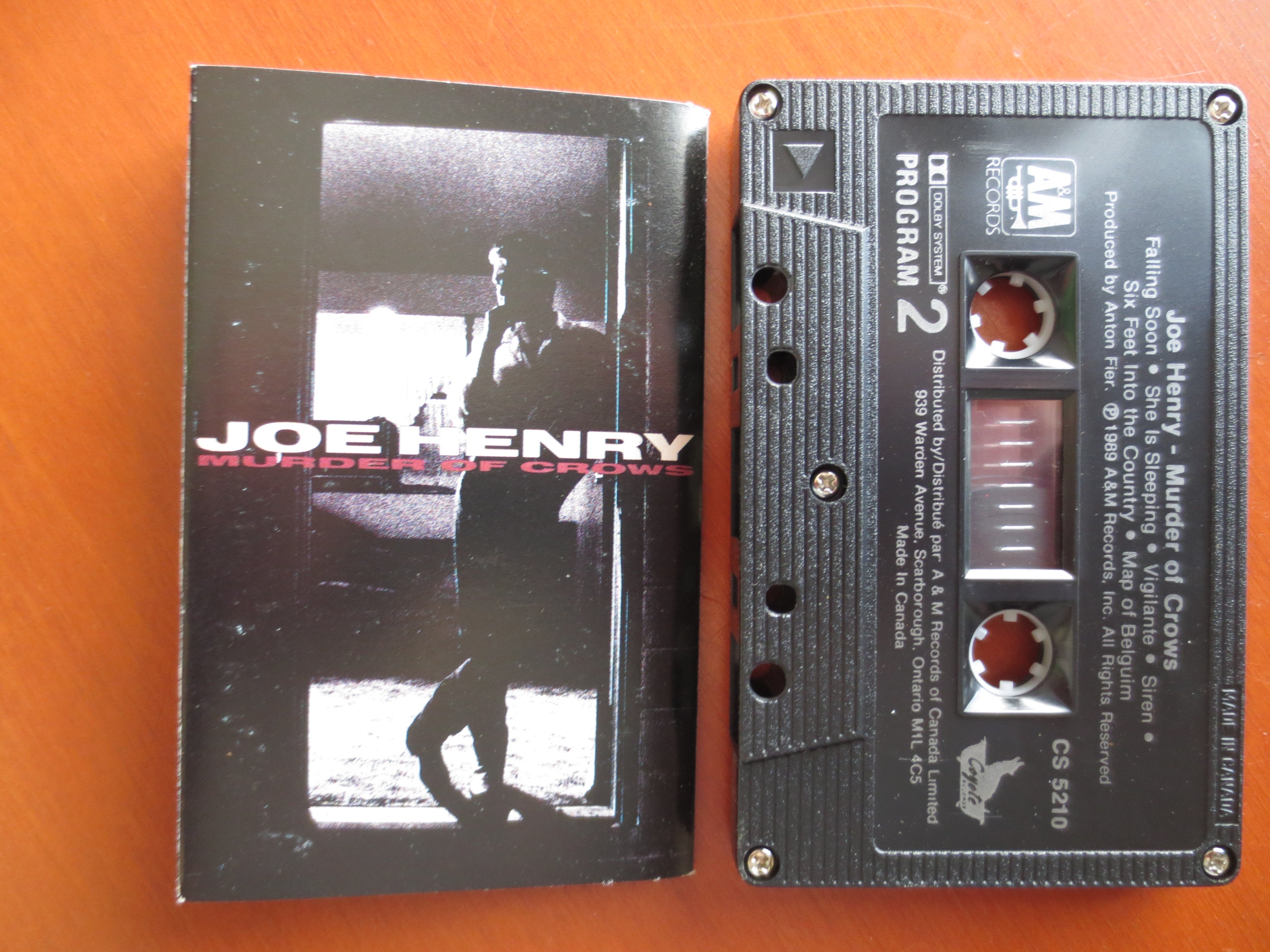 Joe Henry – Murder of Crows (1989) Cassette