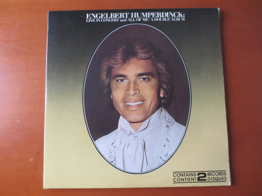 ENGELBERT HUMPERDINCK, Live in CONCERT, 2 Record Albums, Vintage Vinyl, Records, Vinyl Records, Vinyl Albums, 1980 Records