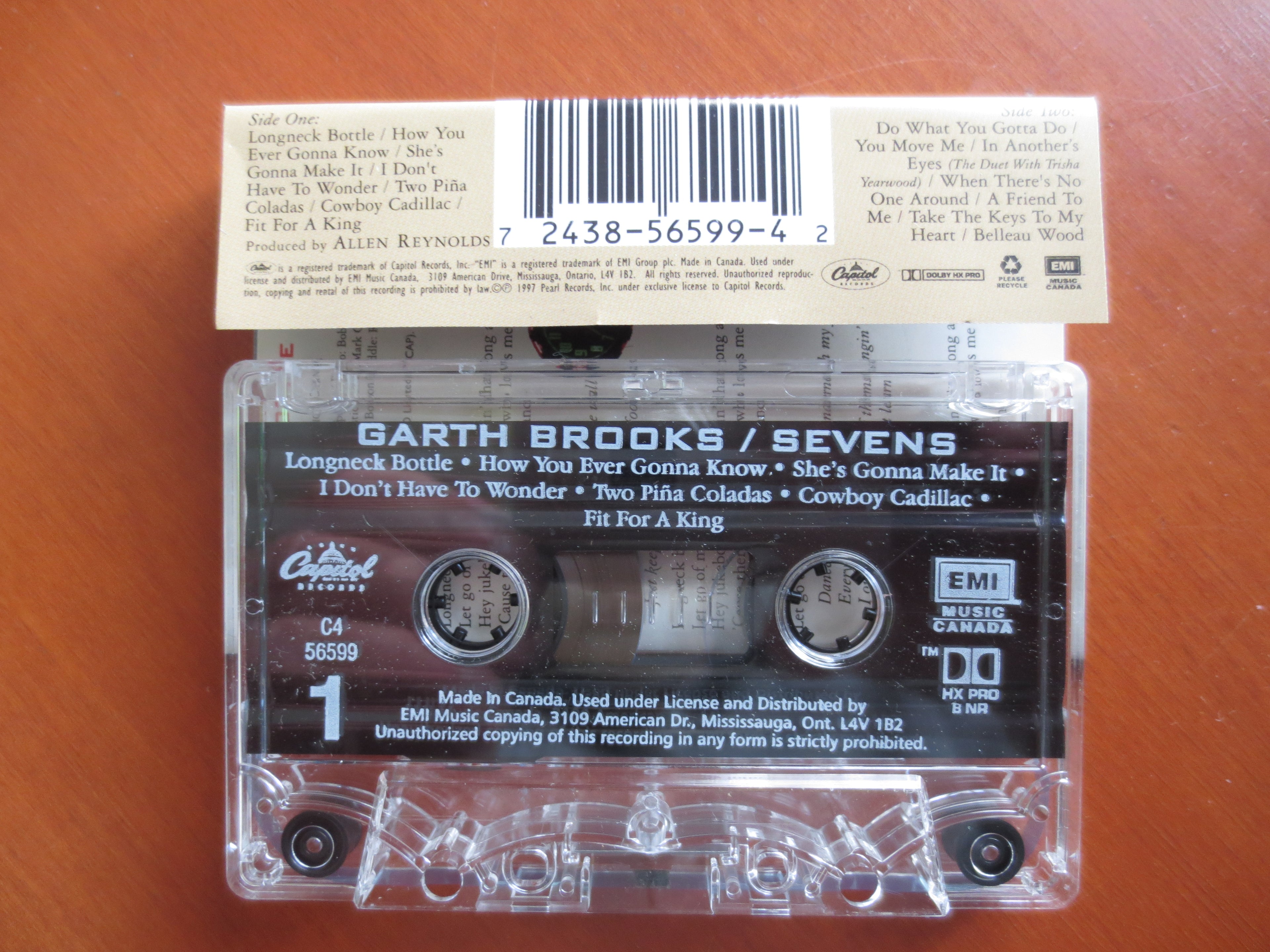 Garth Brooks – Sevens (1997) Cassette