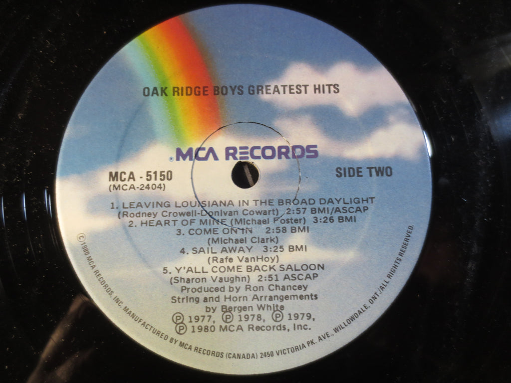 The Oak Ridge Boys – Greatest Hits (1980) Vinyl LP