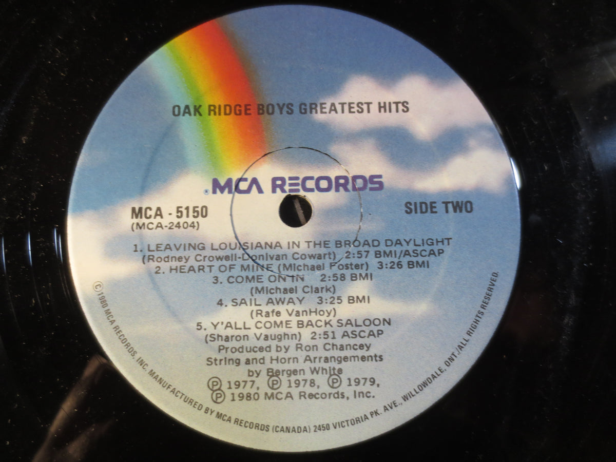 The Oak Ridge Boys – Greatest Hits (1980) Vinyl LP