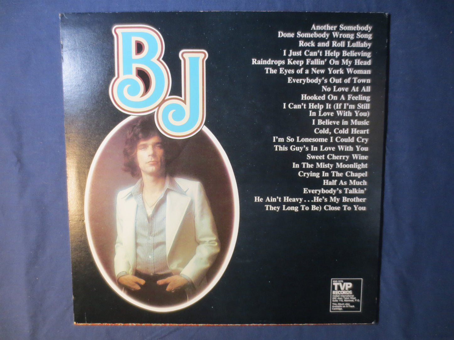 BJ THOMAS, Sings The BEST of, Pop Records, B J Thomas Records, B J Thomas Album, B J Thomas Lp, Vinyl Albums, 1976 Records