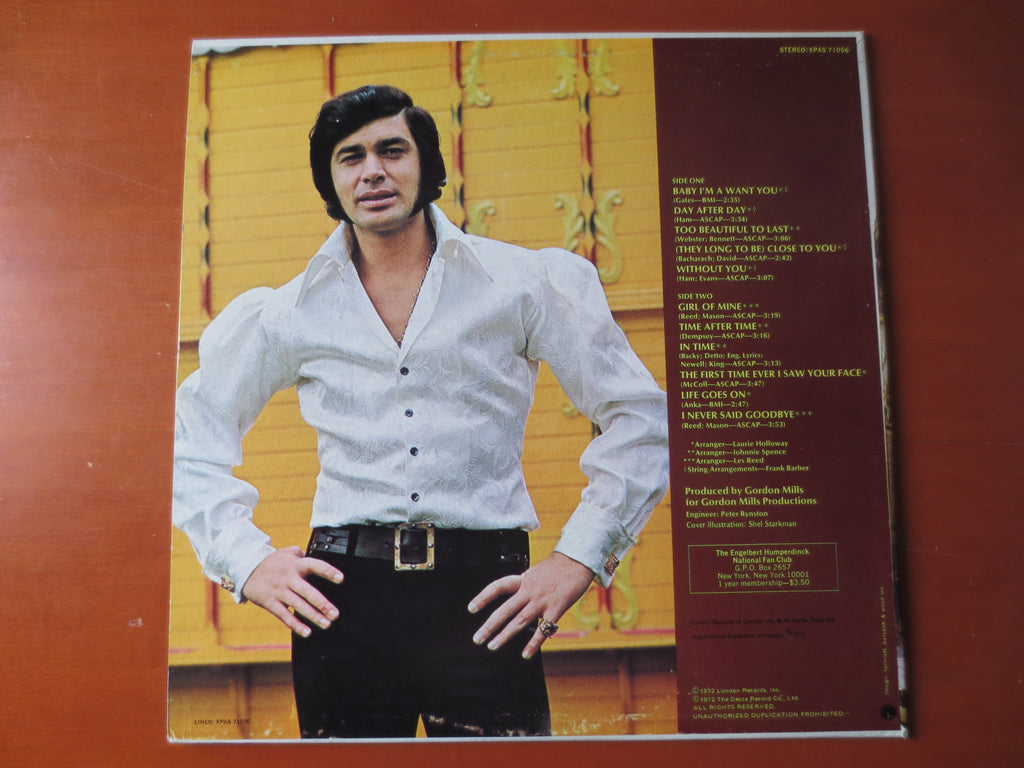 Engelbert Humperdinck – In Time (1972) Vinyl LP