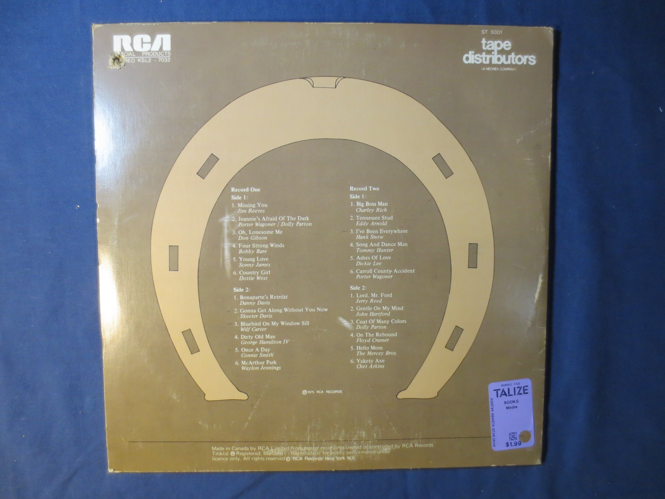 Relaxin' Country Style – RCA Records (1975) Vinyl LP (Double Album)